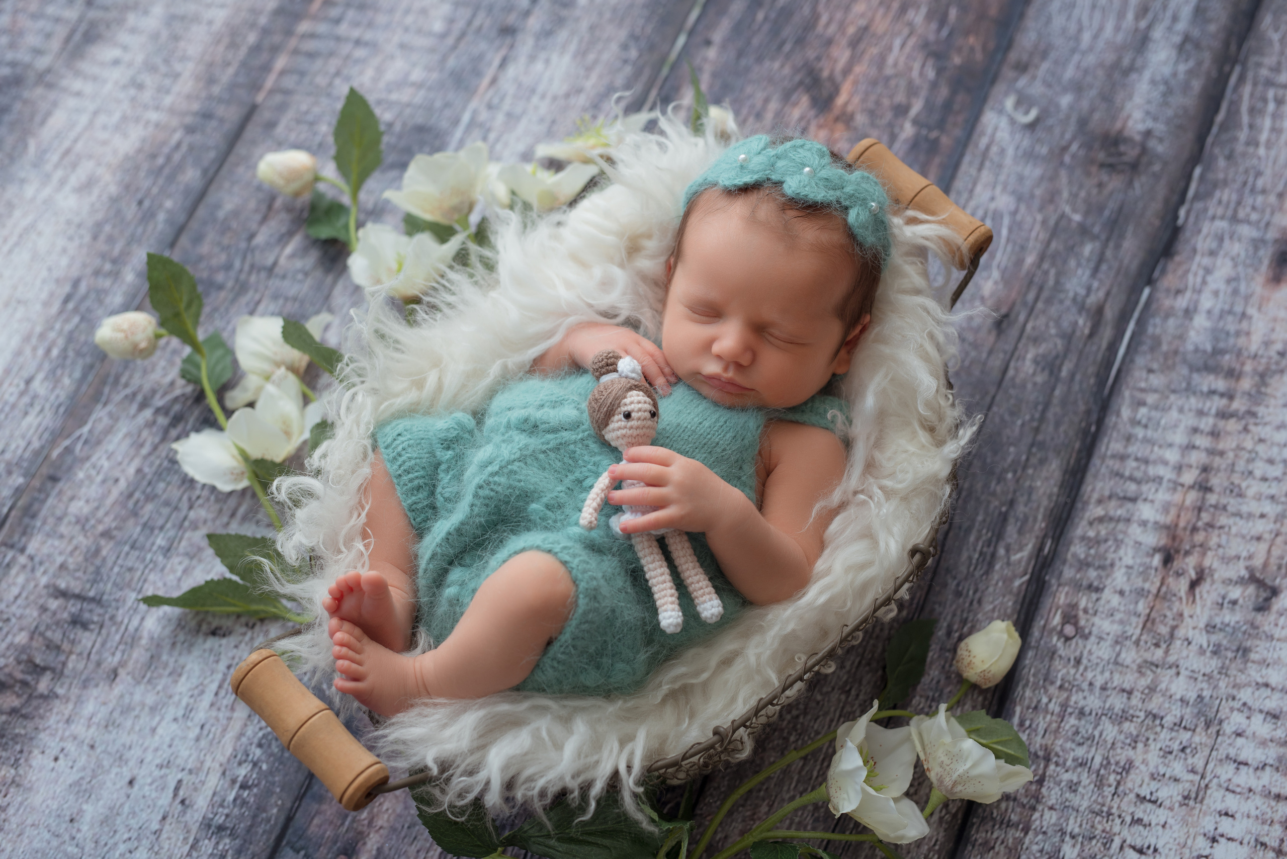 Ретушь фотографий новорожденных. Алексеева Надежда