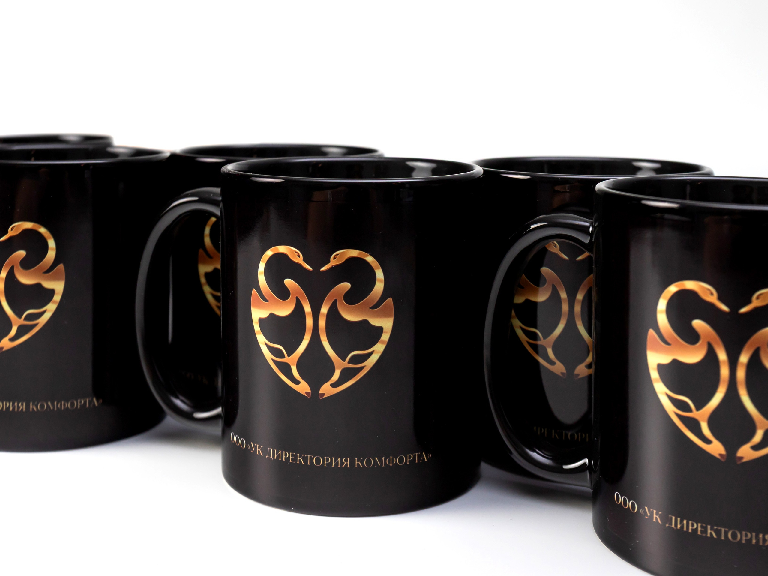 Брендирование кружек для УК «Директория комфорта»