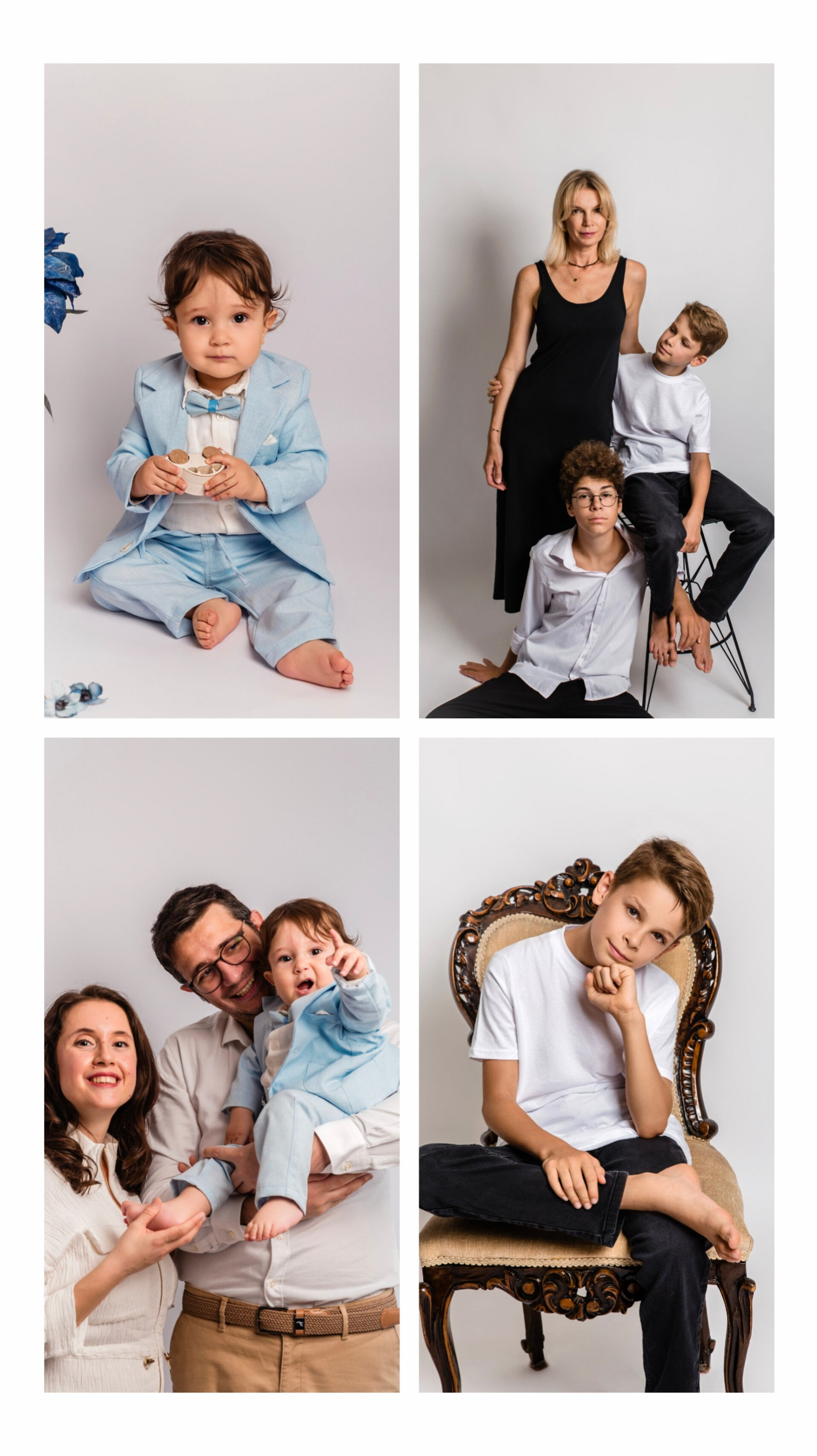 Студийные фоны. Профессиональный семейный и детский фотограф в Измире Ирина Эрон