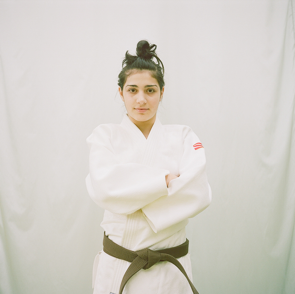 Young judo athletes for Strong Man Magazine. Anastasia Tsayder