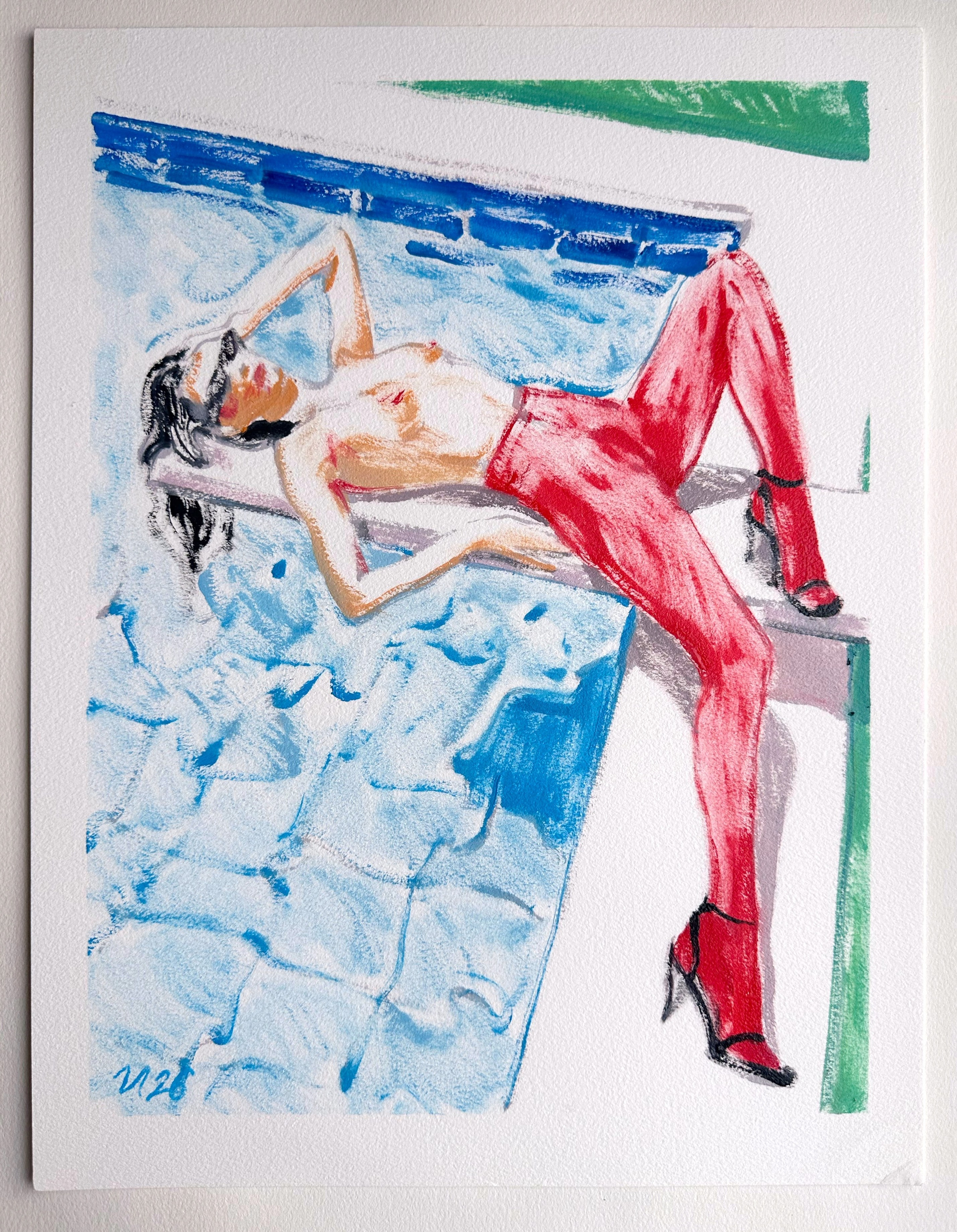 Доступные работы на бумаге (акрил/масло). Визуальный художник Илья Филатов