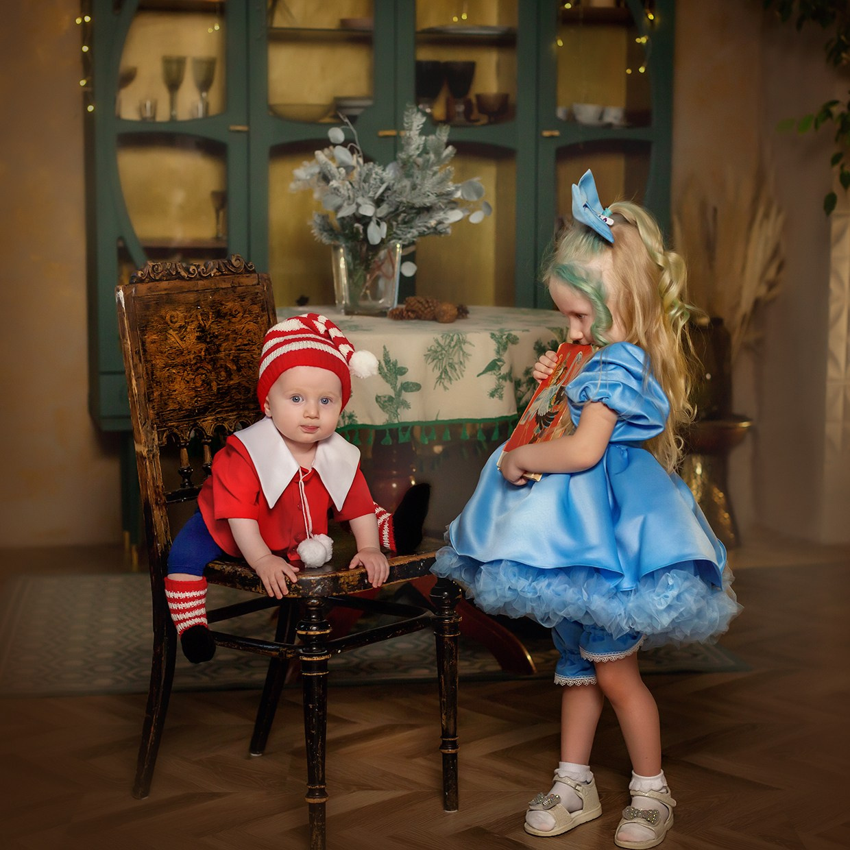 Новогодняя фотосессия в стиле «Буратино». Детский и семейный фотограф в Екатеринбурге