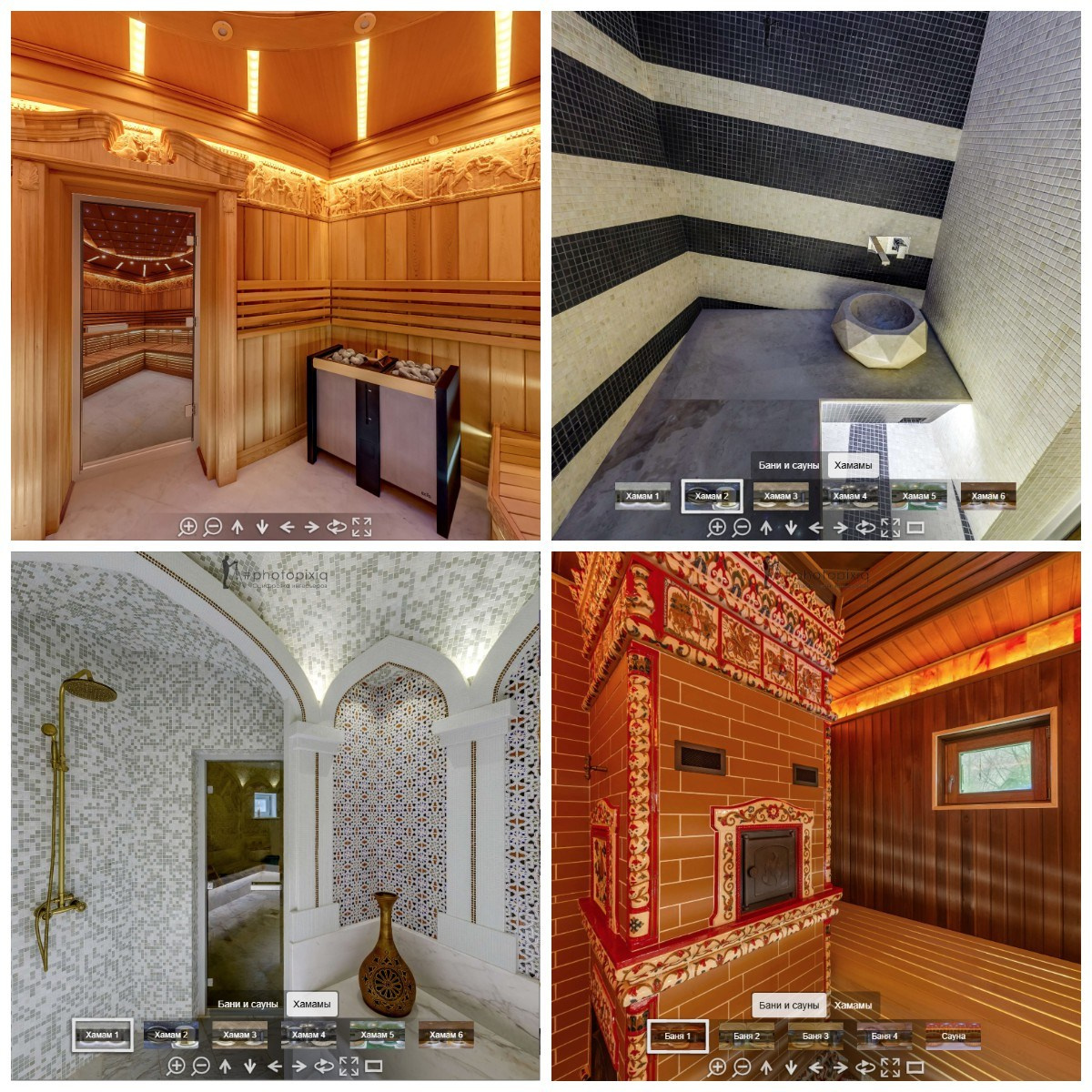 Виртуальный тур по хамам для портфолио строительной компании — Панорамный фотограф Кузнецов Сергей. Хештег в&nbsp;поиске: #photopixiq