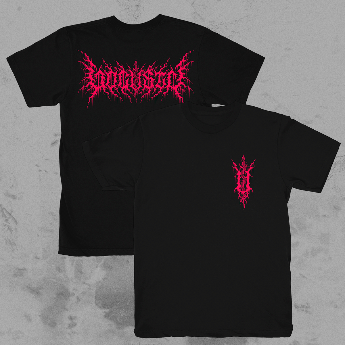 Locusta - metal logo t-shirt mockup