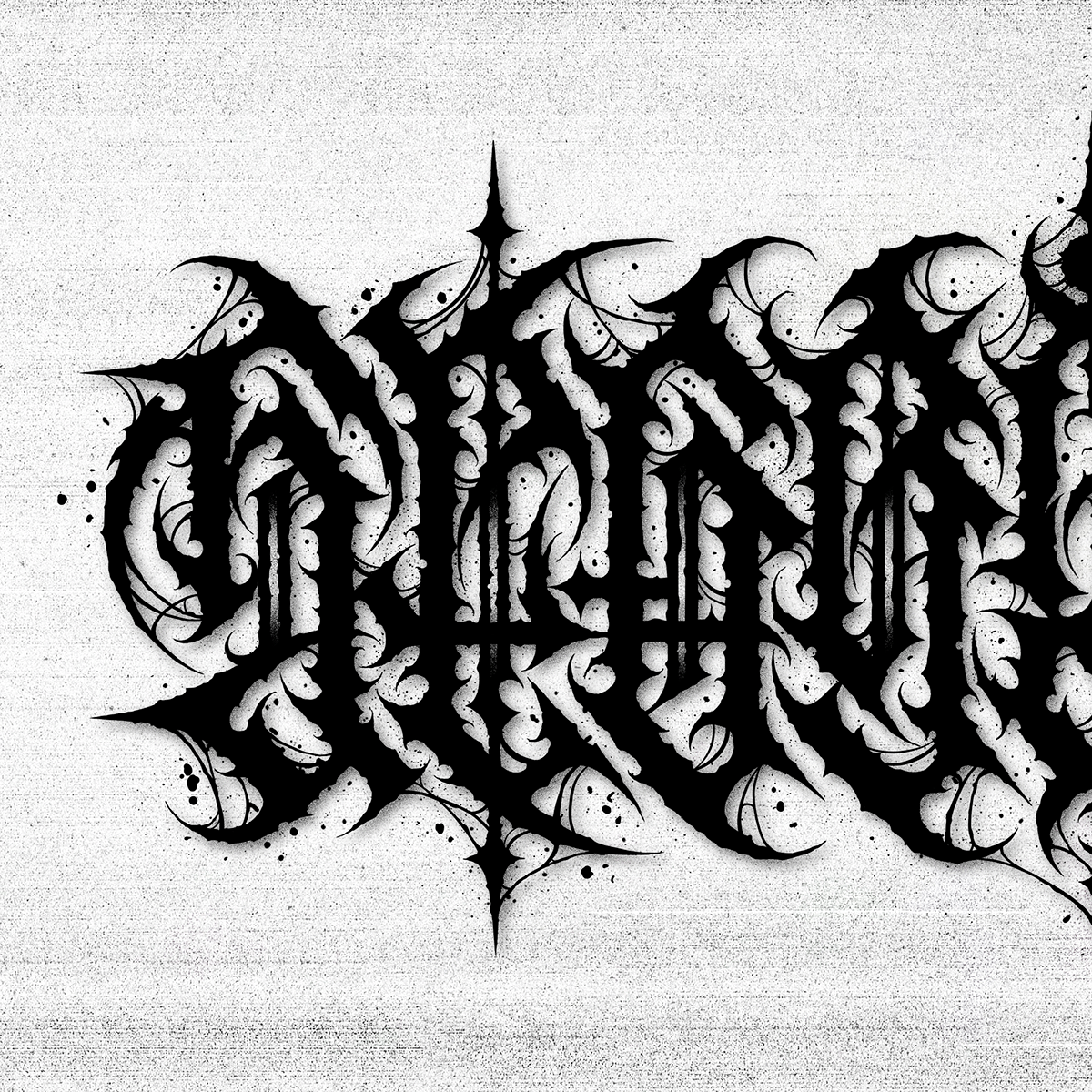 Segregate | metal logo design & creation. GNOIZM | Metal Logos & Dark Lettering