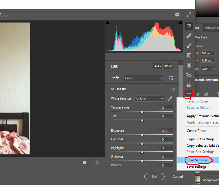 Папка с пресетами Camera Raw Filter. Фотограф Максим Ерёмин