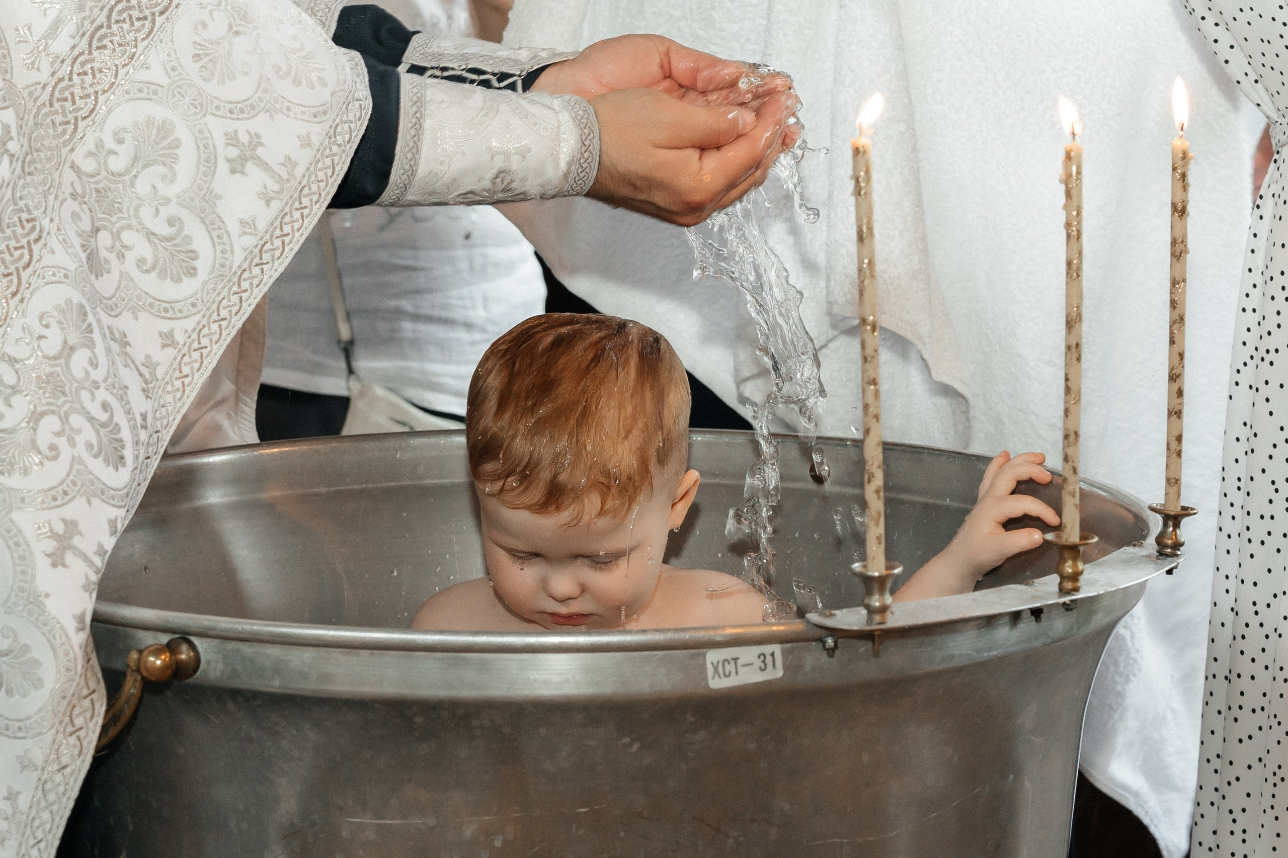 Крещение София и Сережа. Фотограф Краснодар