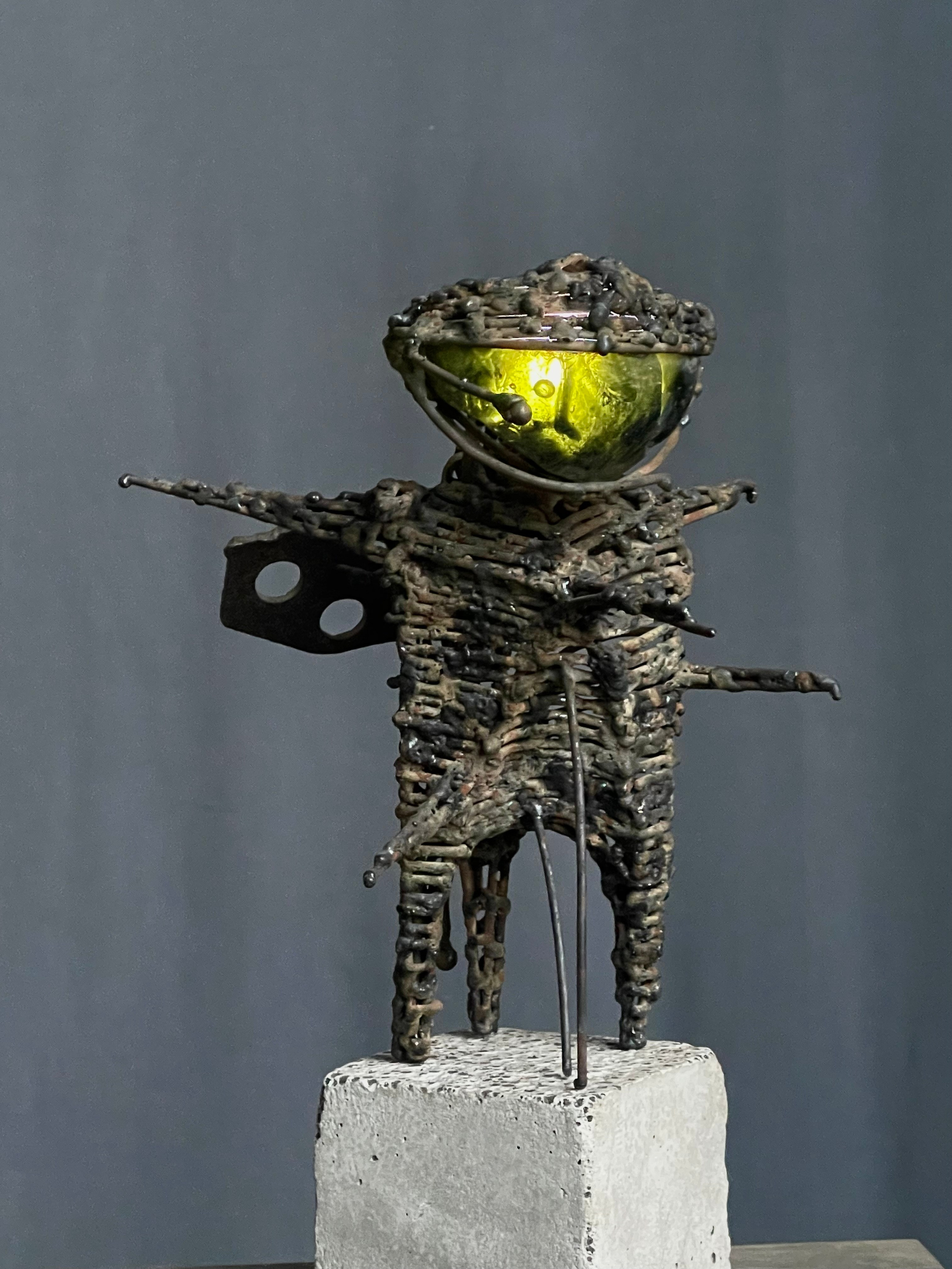 Ископаемый летун_Fossil flyer_2020. Художник — скульптор Антонина Фатхуллина