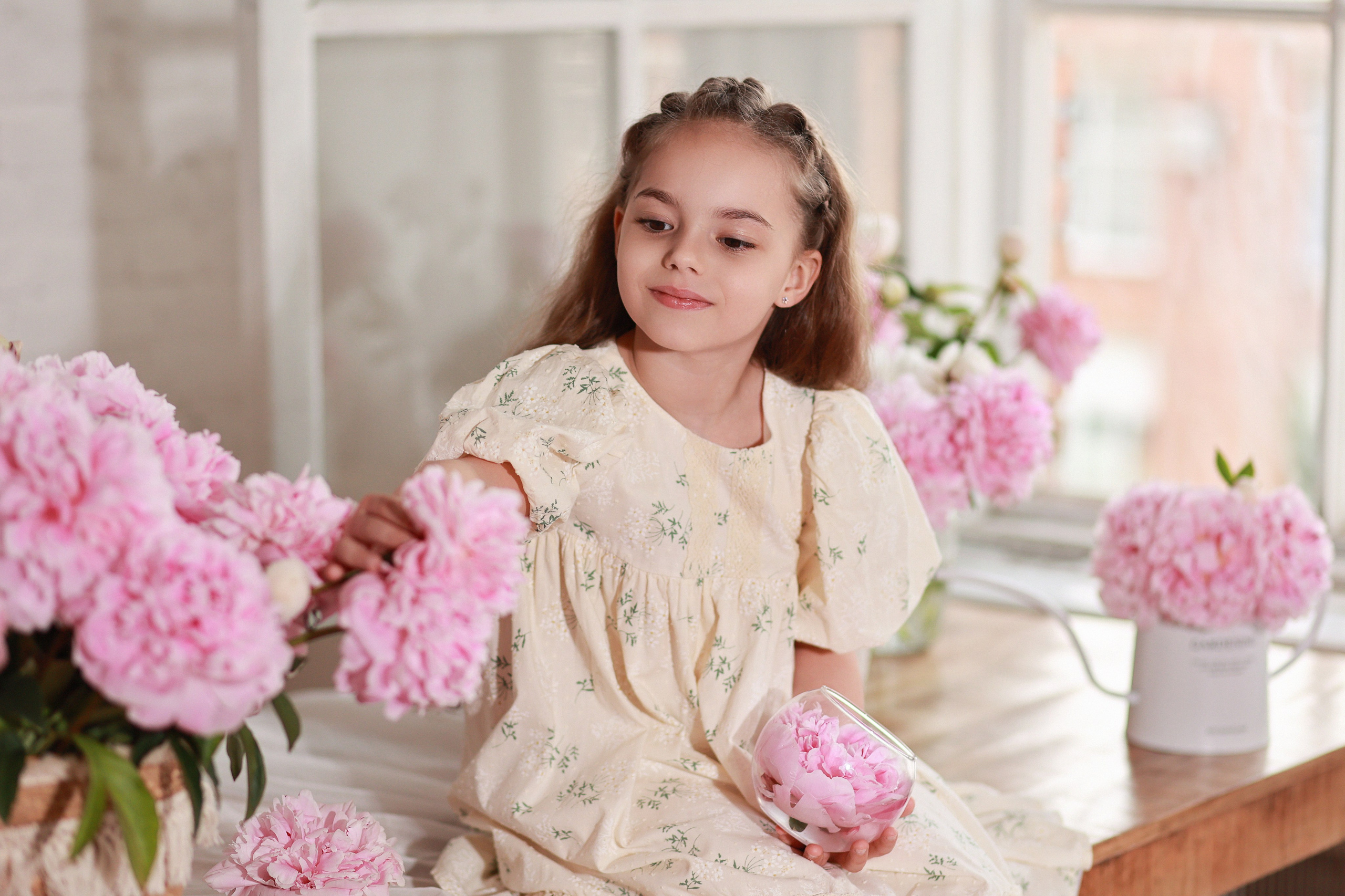 Пионы. Детский семейный фотограф Краснодар
