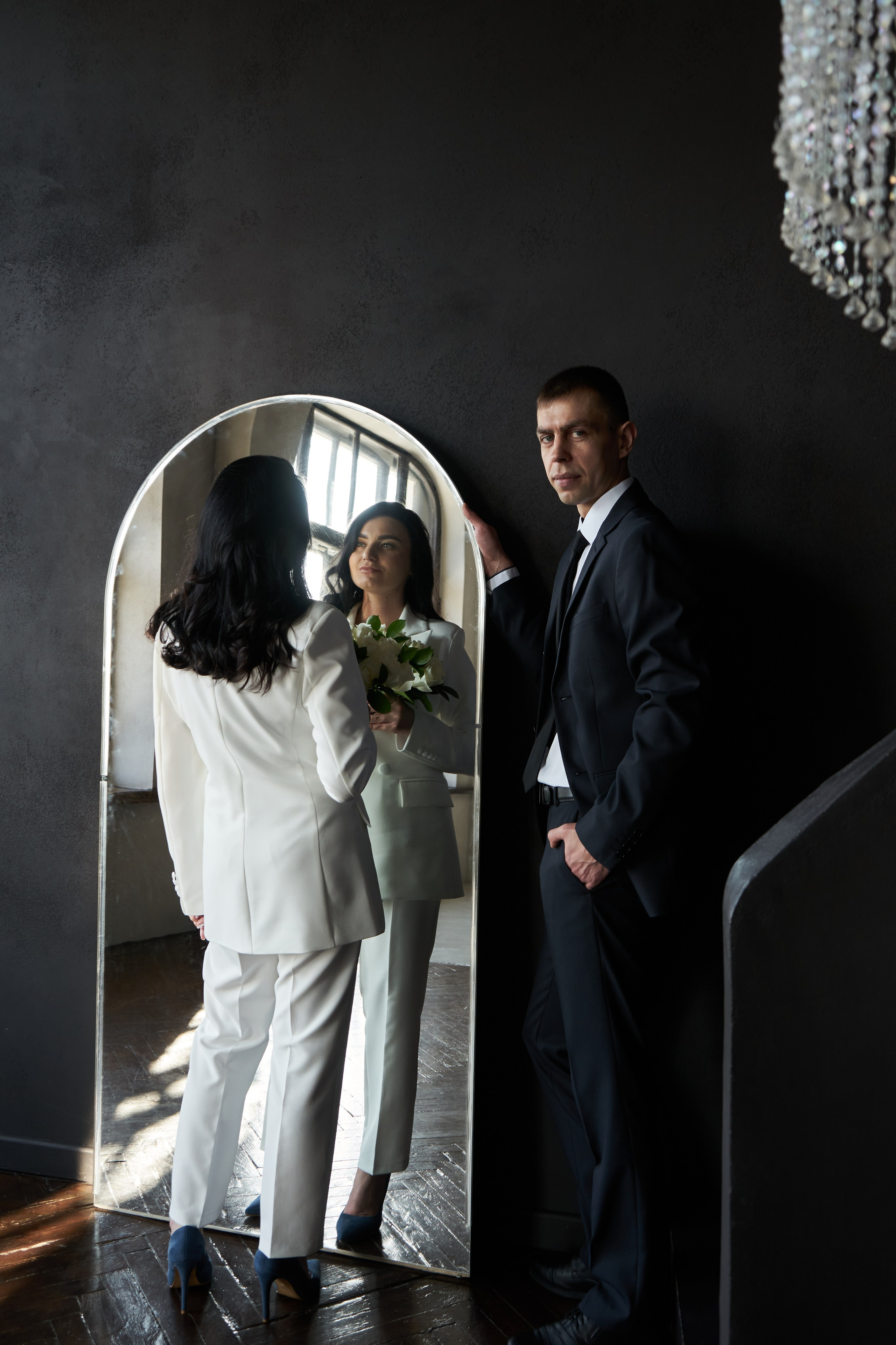 Свадебная фотосессия в студии. Фотограф Екатеринбург Кокшарова Александра