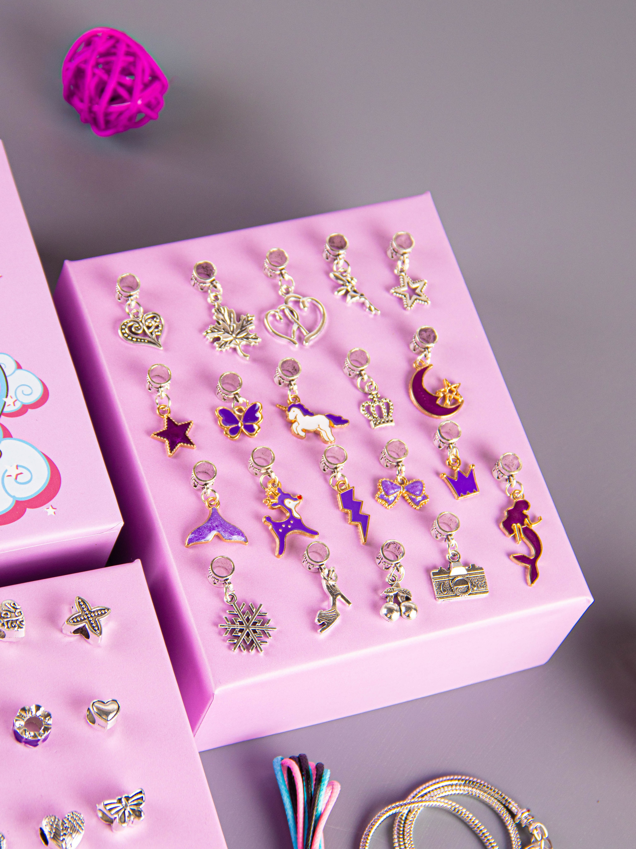 Набор по созданию браслетов (фиолетовый). «Матрица»