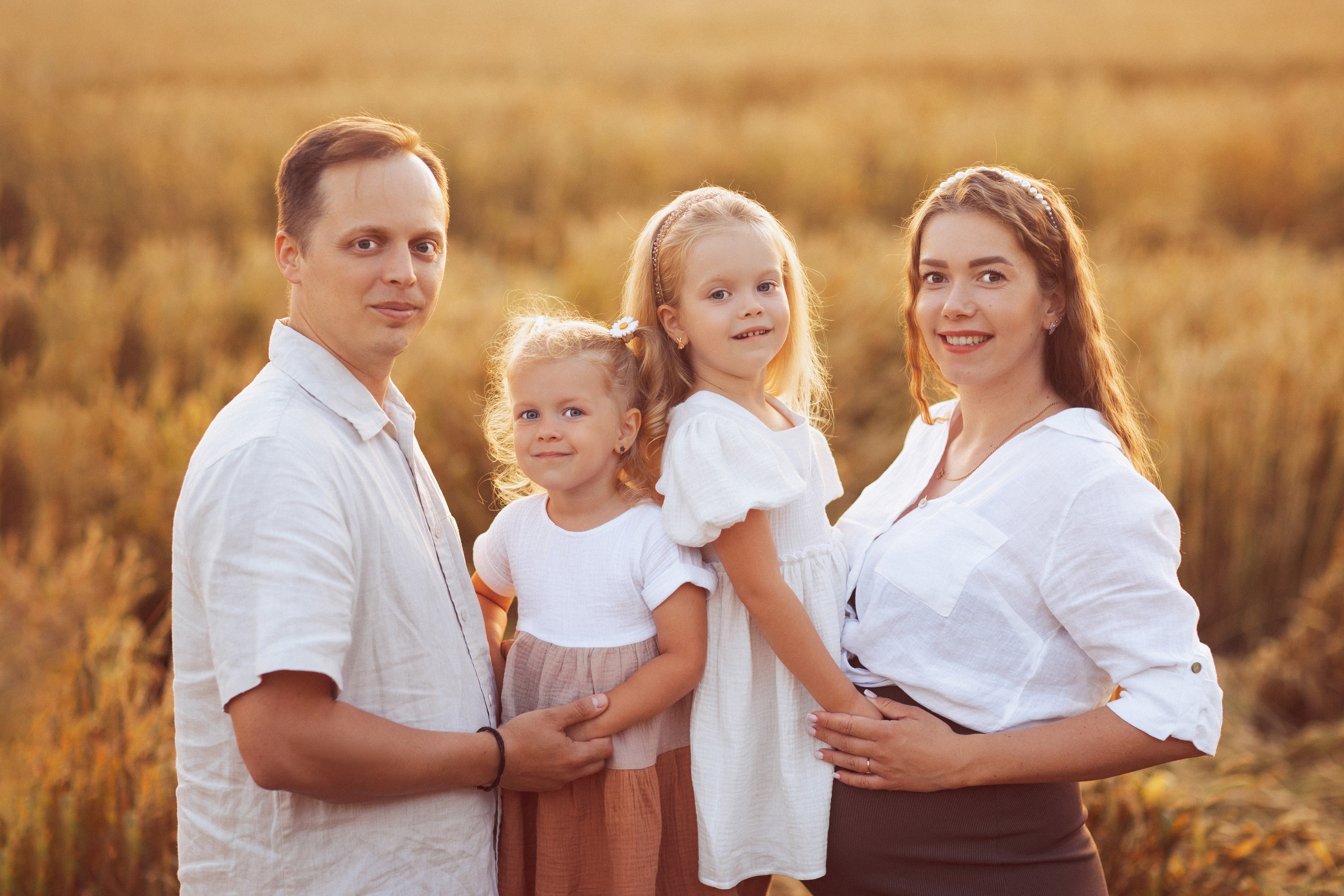 Пшеничное поле, семья Лизы. Семейный и детский фотограф в Краснодаре Анна Трашкова