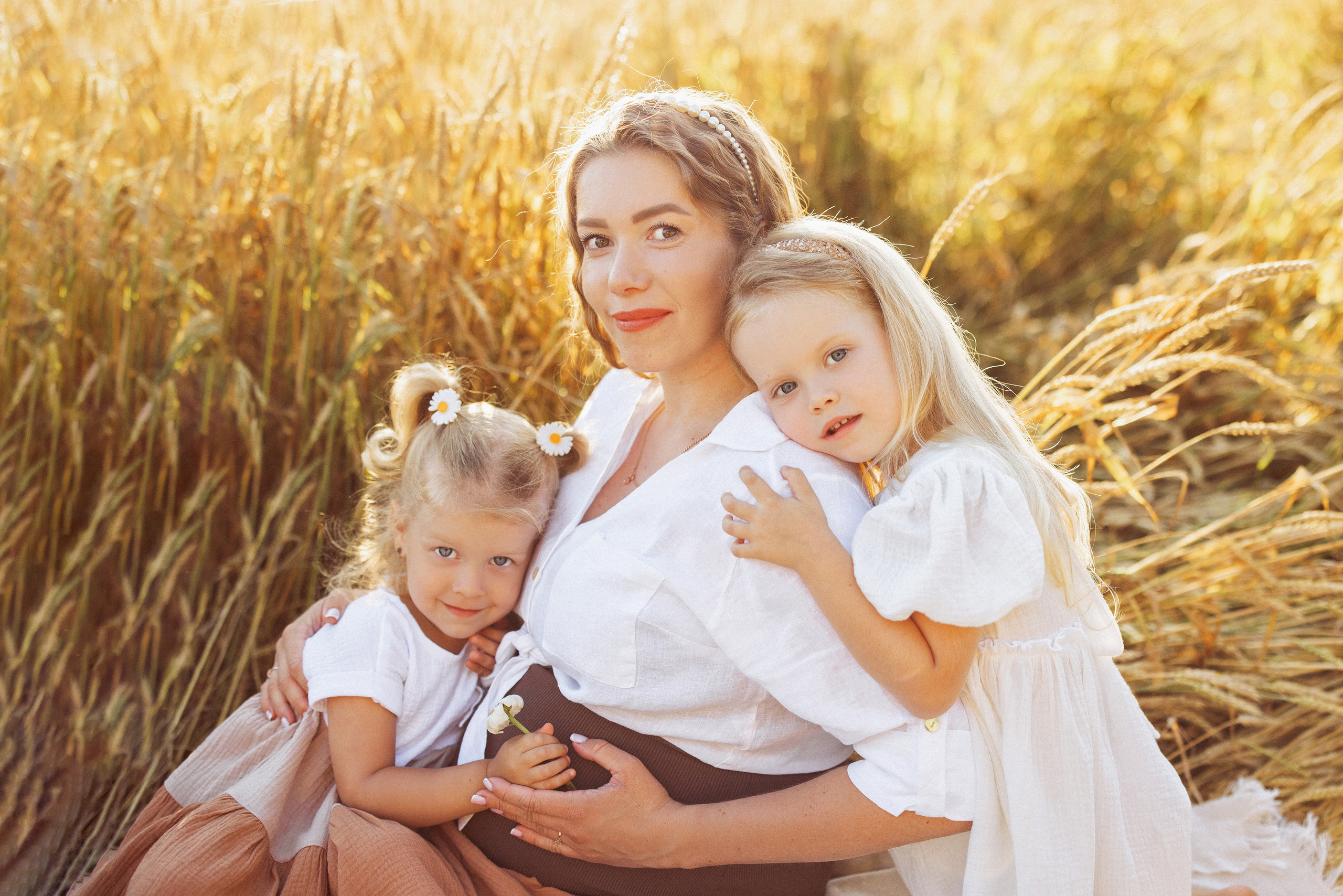 Пшеничное поле, семья Лизы. Семейный и детский фотограф в Краснодаре Анна Трашкова