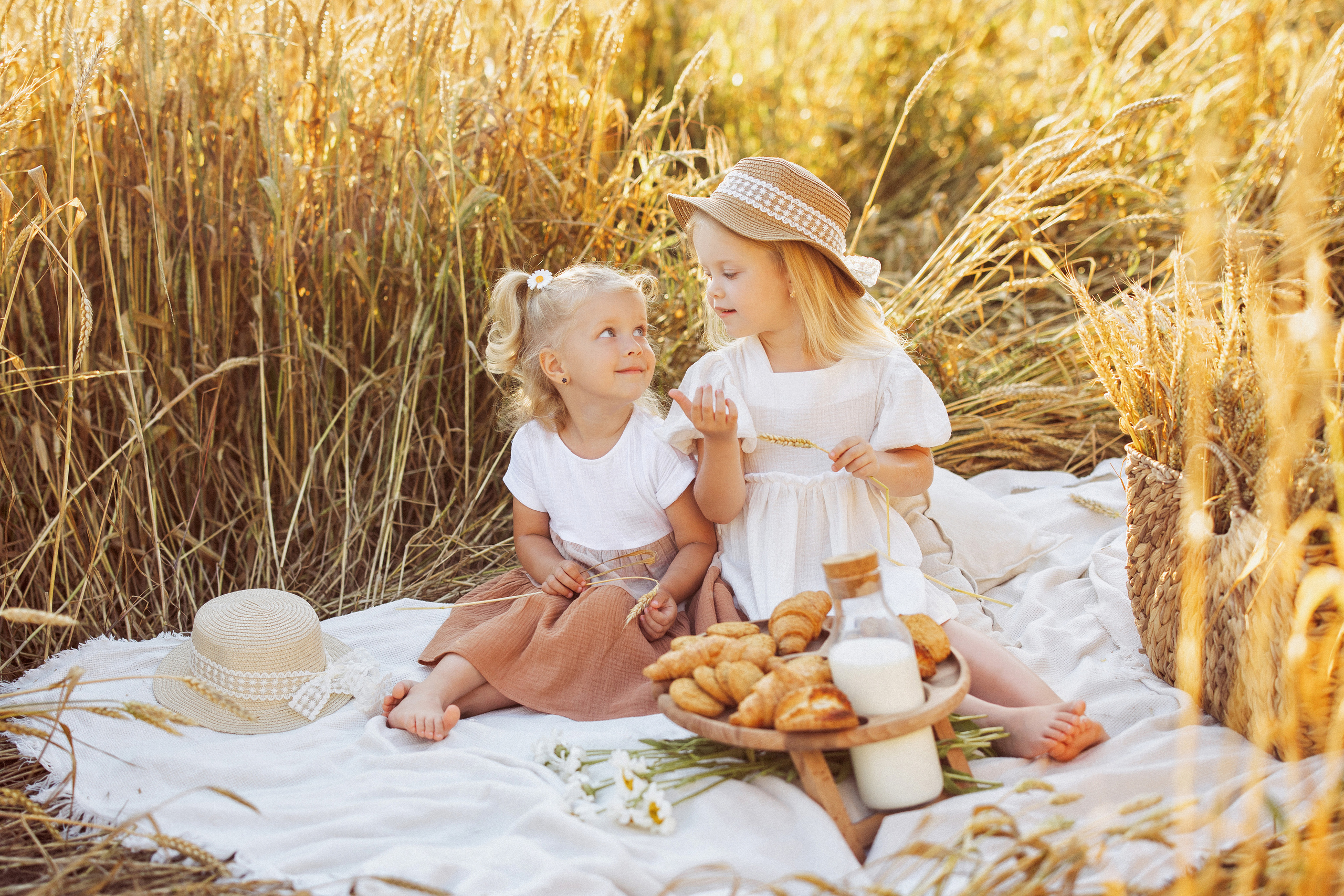 Пшеничное поле, семья Лизы. Семейный и детский фотограф в Краснодаре Анна Трашкова