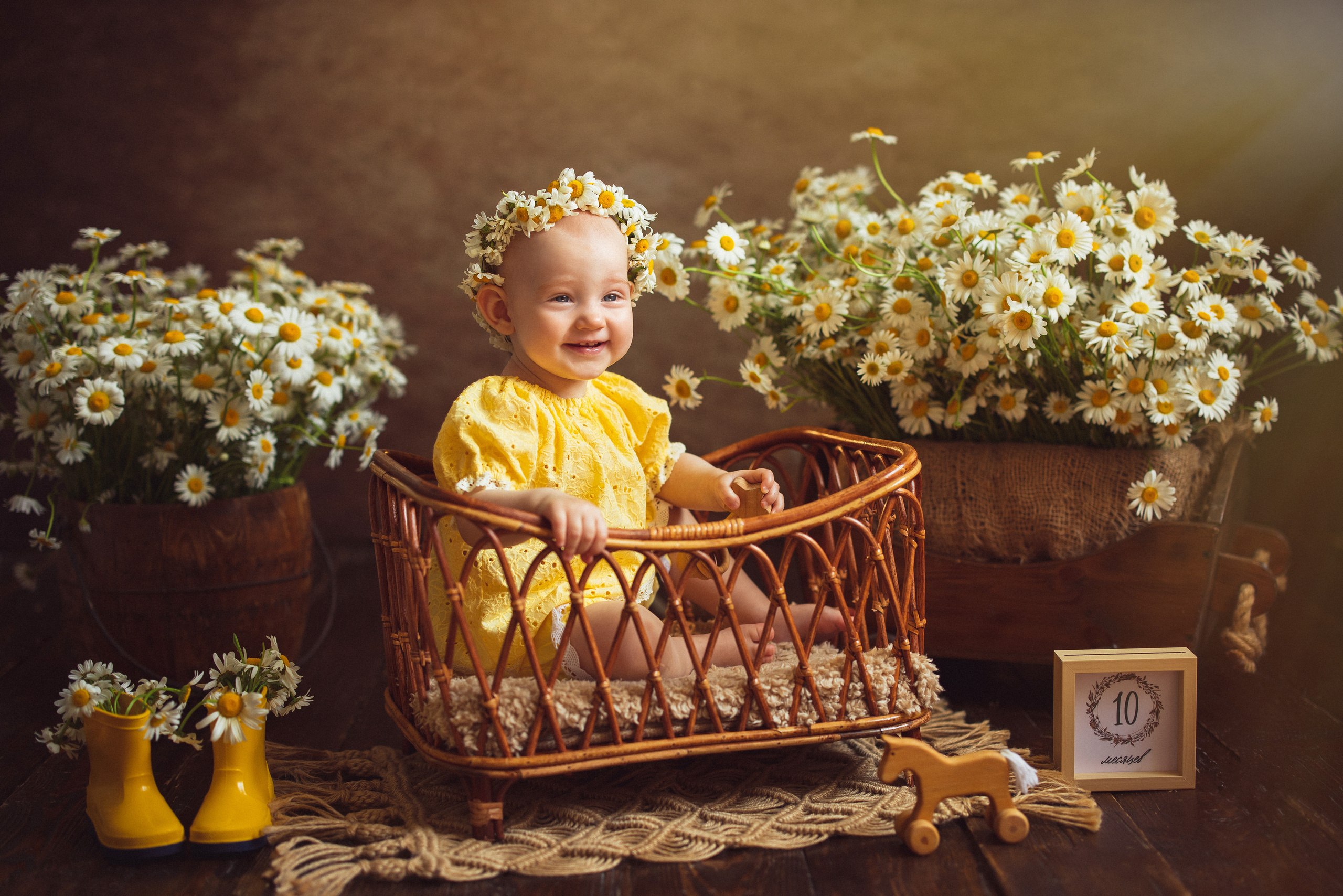 Ромашки, Фотостудия «АНТУРАЖ». Семейный и детский фотограф в Краснодаре Анна Трашкова