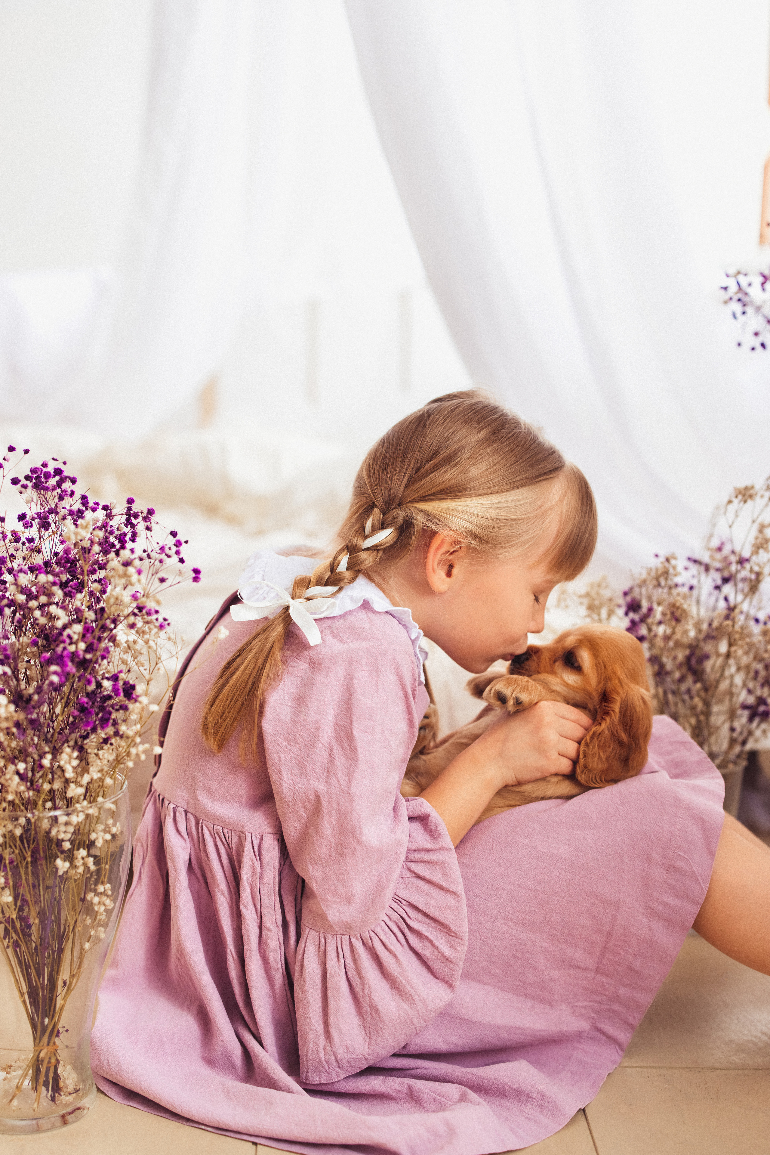 ЩЕНКИ (Кокер — спаниель). Семейный и детский фотограф в Краснодаре Анна Трашкова