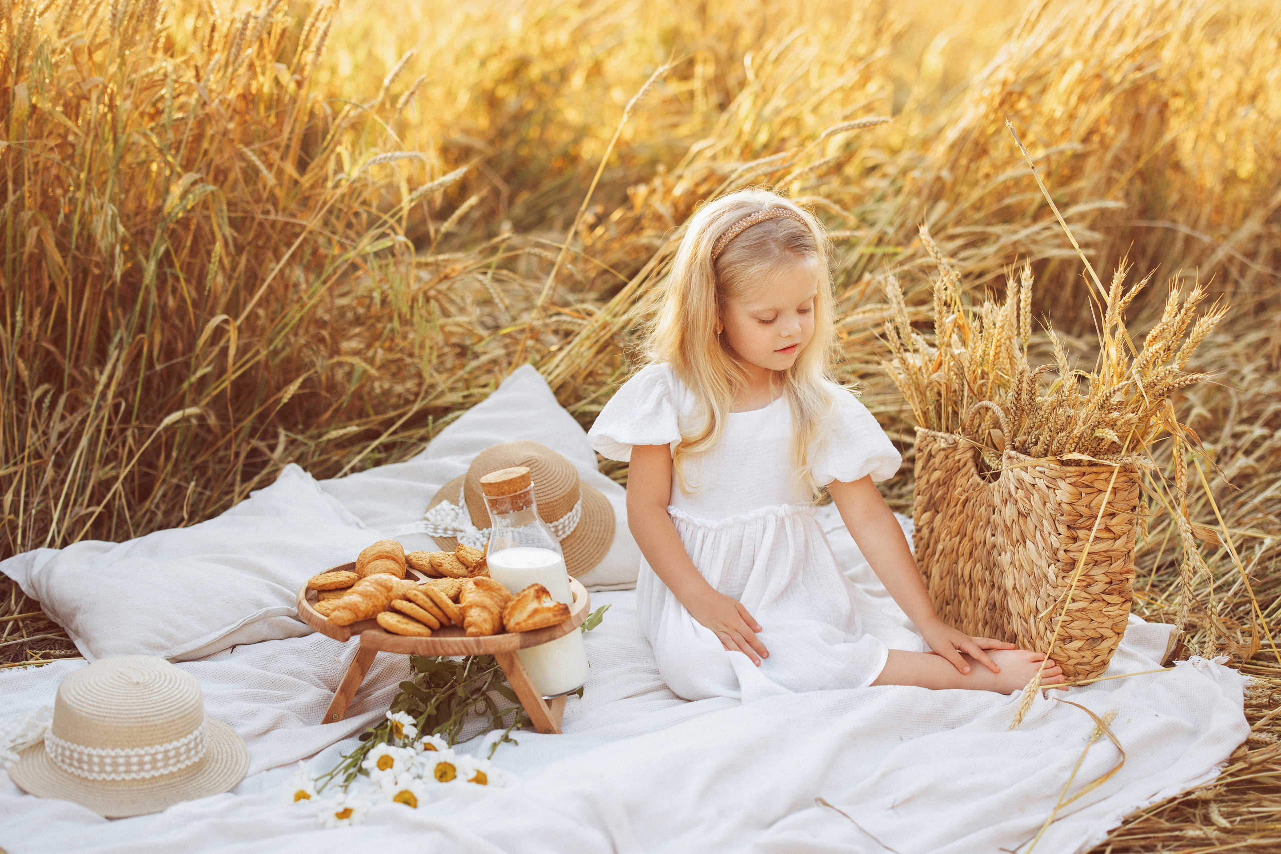 Пшеничное поле, семья Лизы. Семейный и детский фотограф в Краснодаре Анна Трашкова