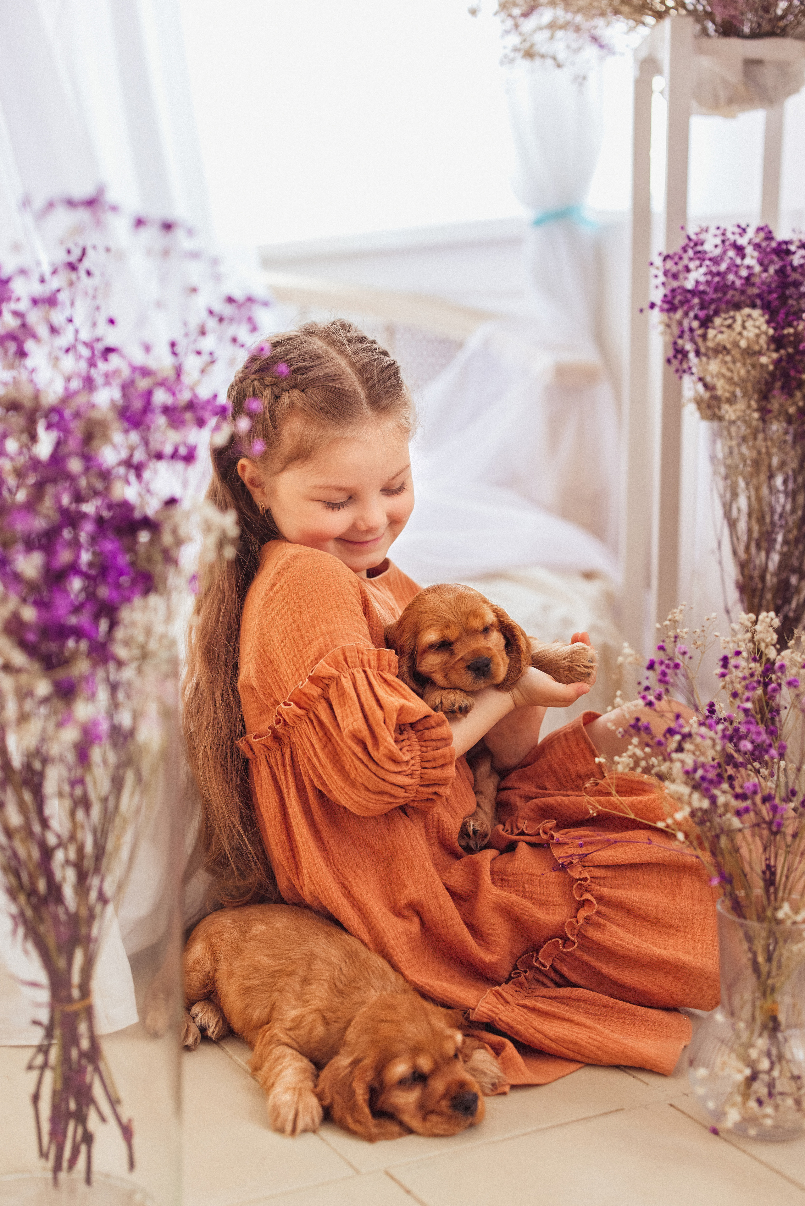 ЩЕНКИ (Кокер — спаниель). Семейный и детский фотограф в Краснодаре Анна Трашкова