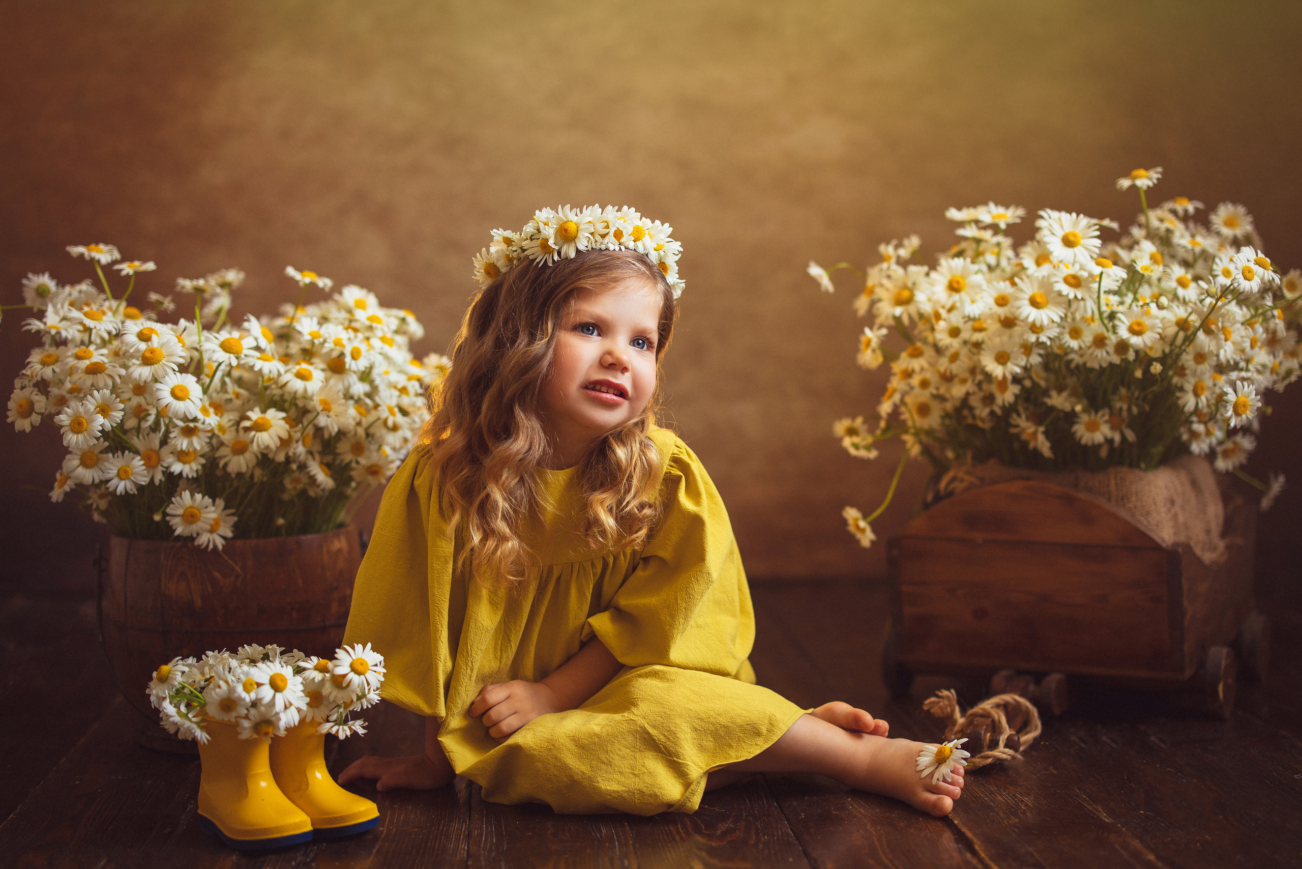 Ромашки, Фотостудия «АНТУРАЖ». Семейный и детский фотограф в Краснодаре Анна Трашкова