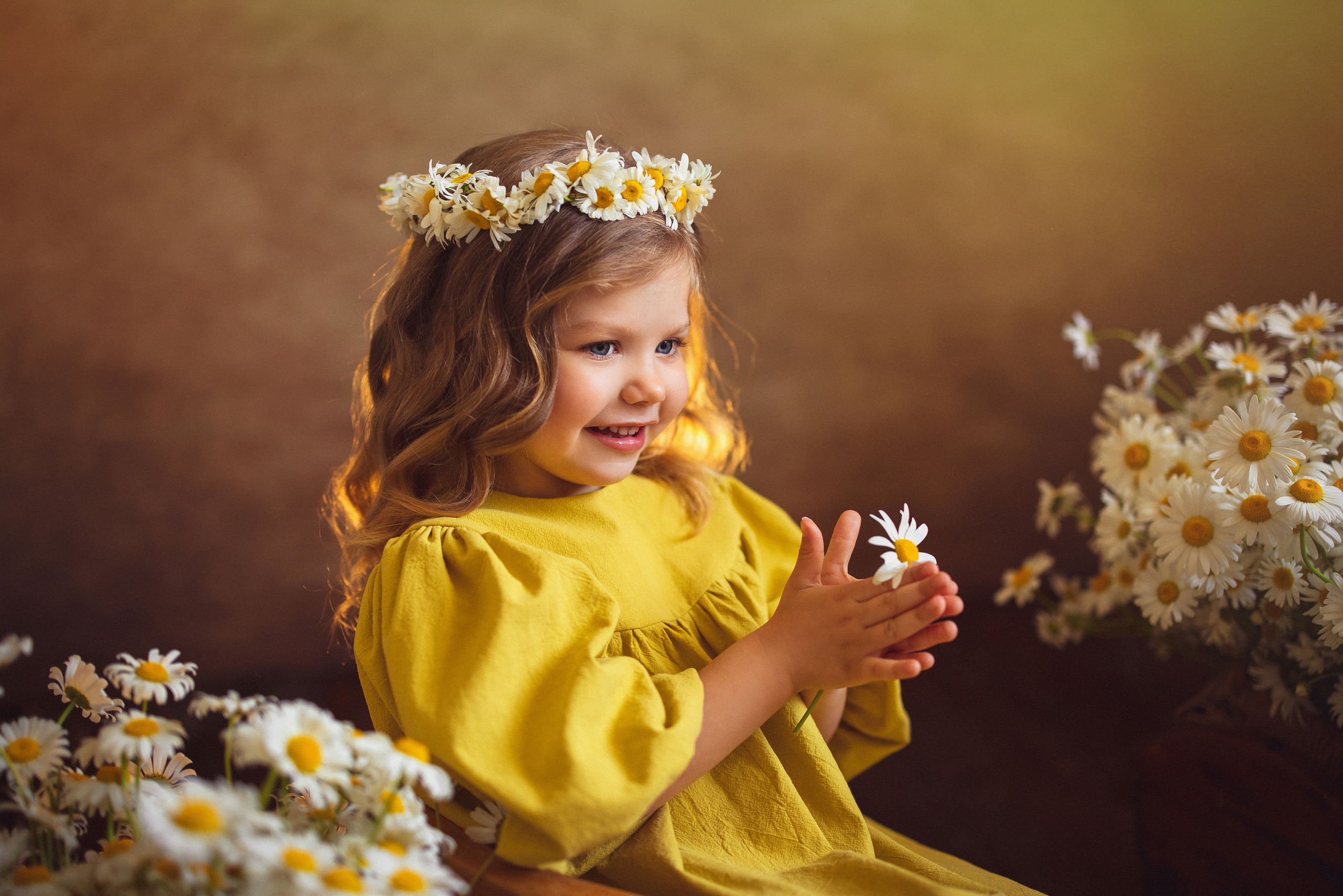 Ромашки, Фотостудия «АНТУРАЖ». Семейный и детский фотограф в Краснодаре Анна Трашкова