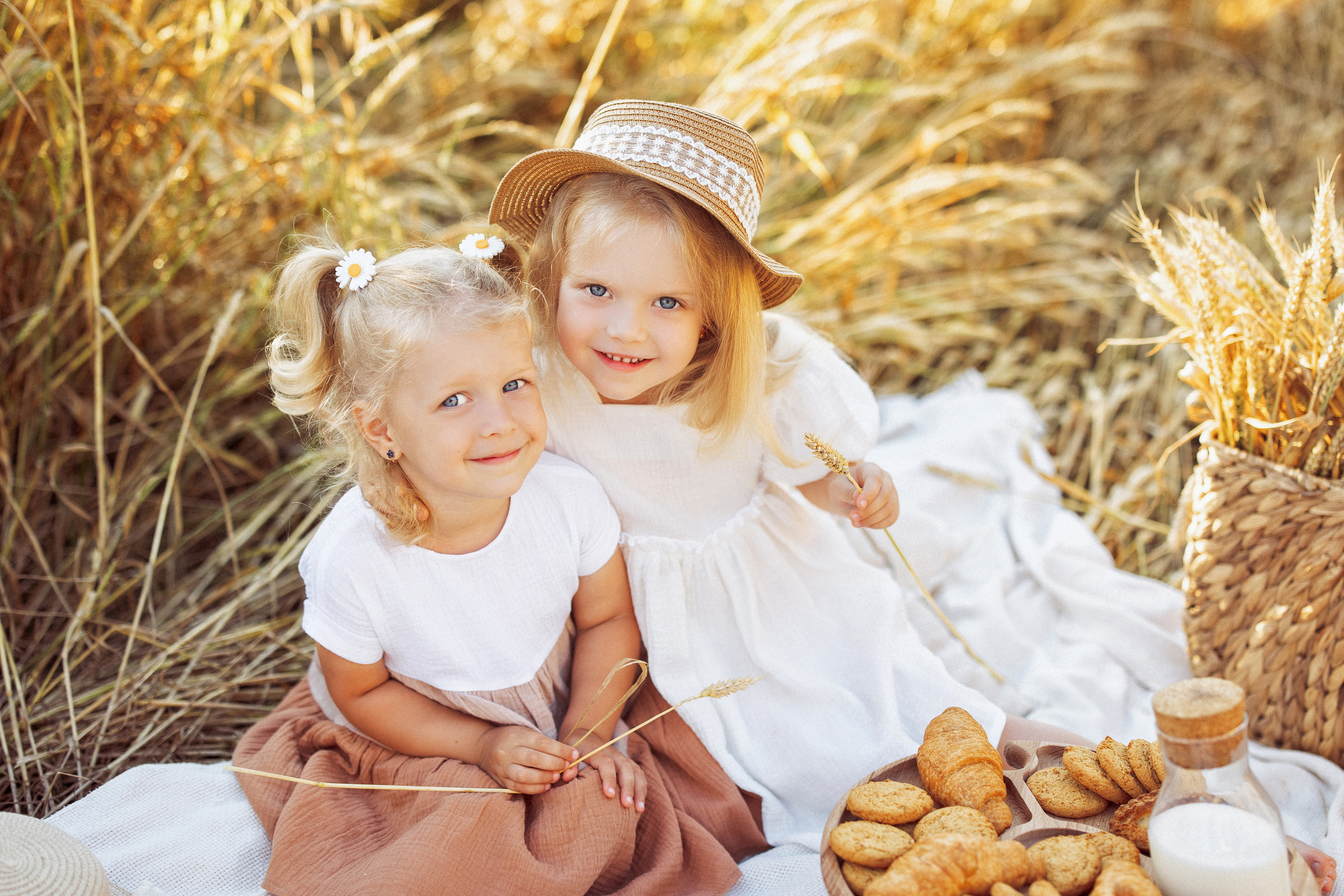 Пшеничное поле, семья Лизы. Семейный и детский фотограф в Краснодаре Анна Трашкова