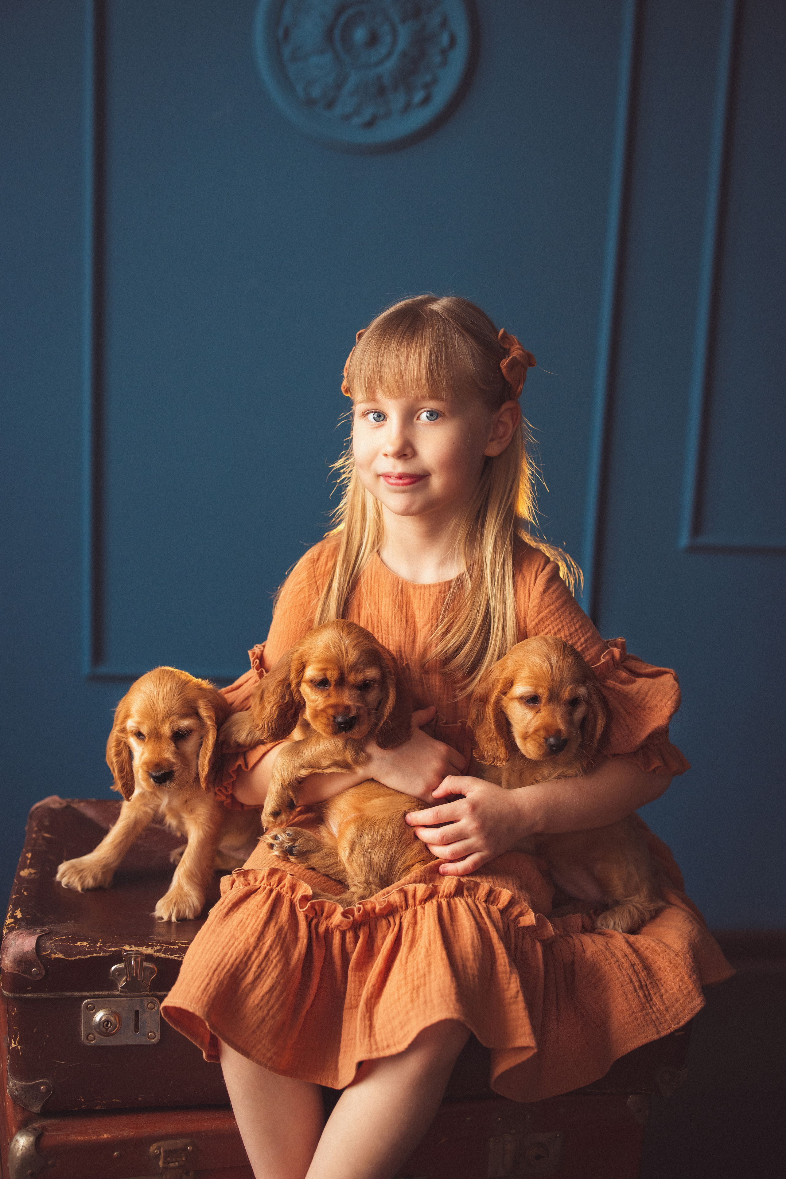 ЩЕНКИ (Кокер — спаниель). Семейный и детский фотограф в Краснодаре Анна Трашкова