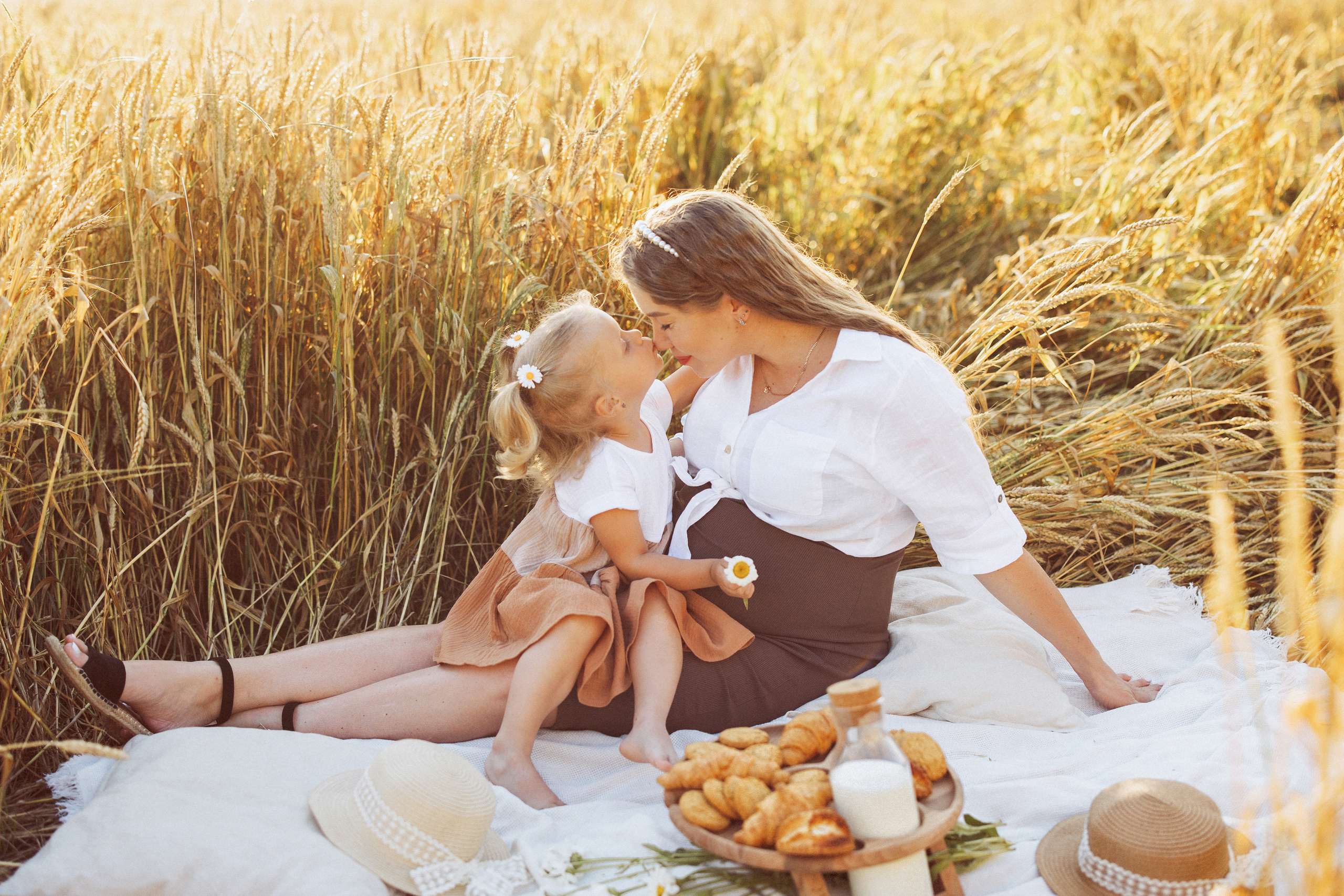 Пшеничное поле, семья Лизы. Семейный и детский фотограф в Краснодаре Анна Трашкова