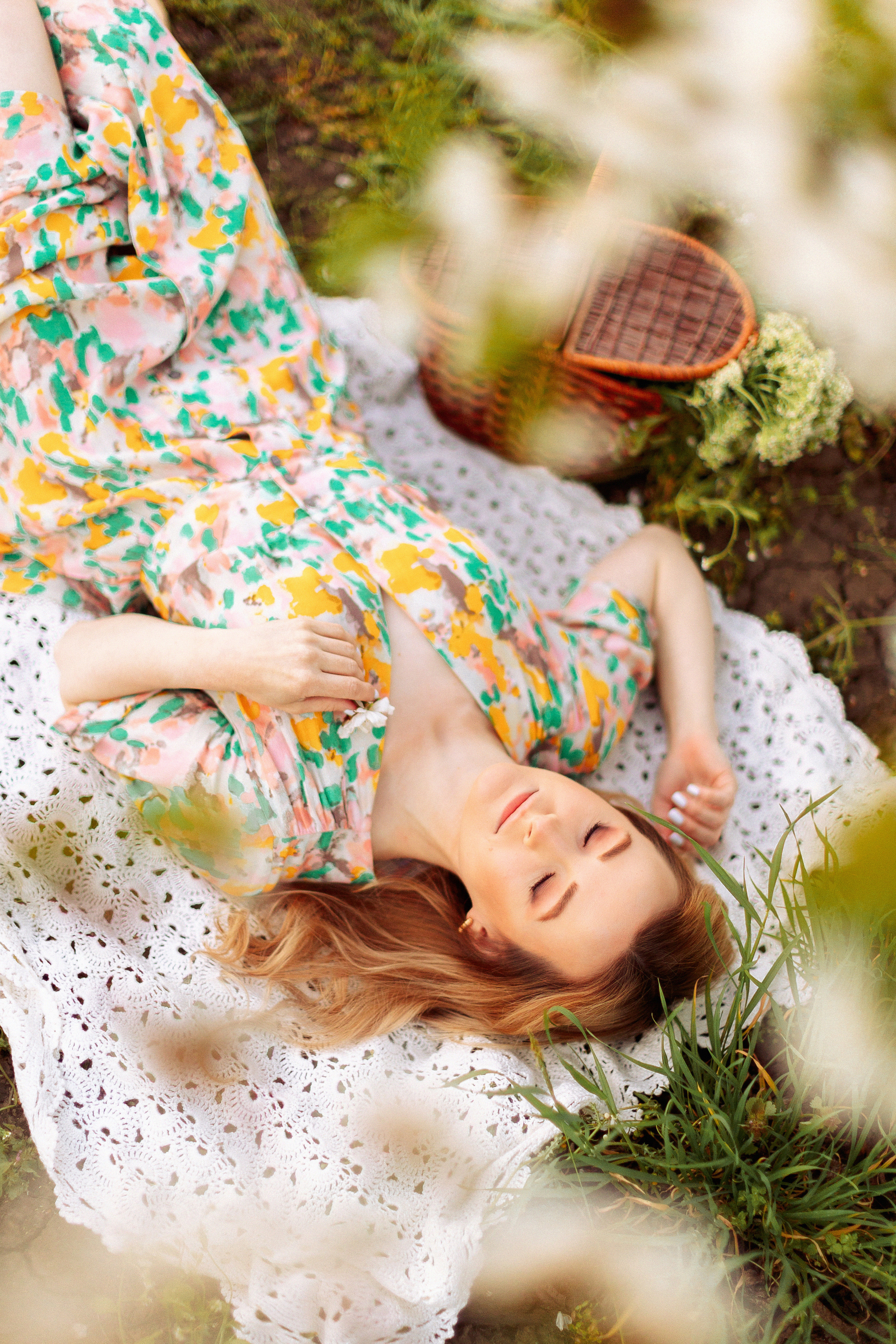 Цветущий сад, Девушка. Семейный и детский фотограф в Краснодаре Анна Трашкова