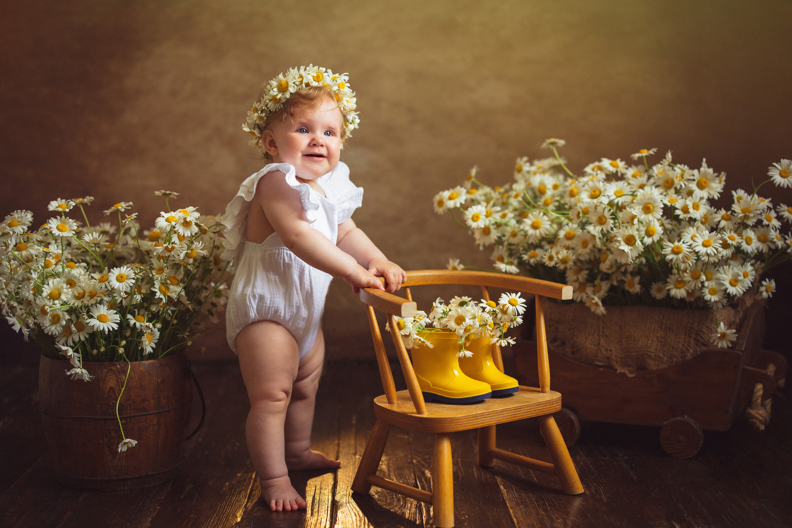 Ромашки, Фотостудия «АНТУРАЖ». Семейный и детский фотограф в Краснодаре Анна Трашкова