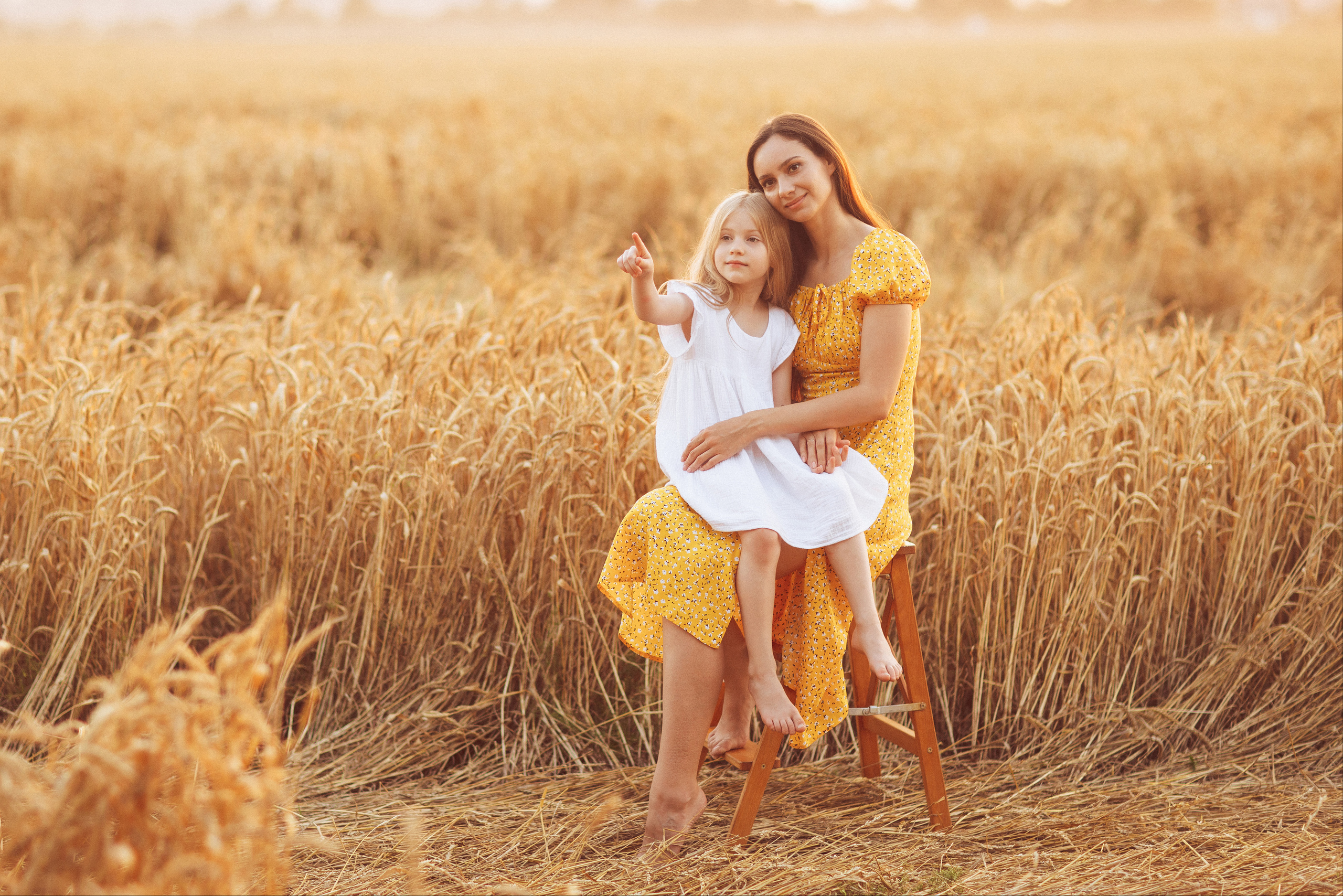 Пшеничное поле, семьи. Семейный и детский фотограф в Краснодаре Анна Трашкова