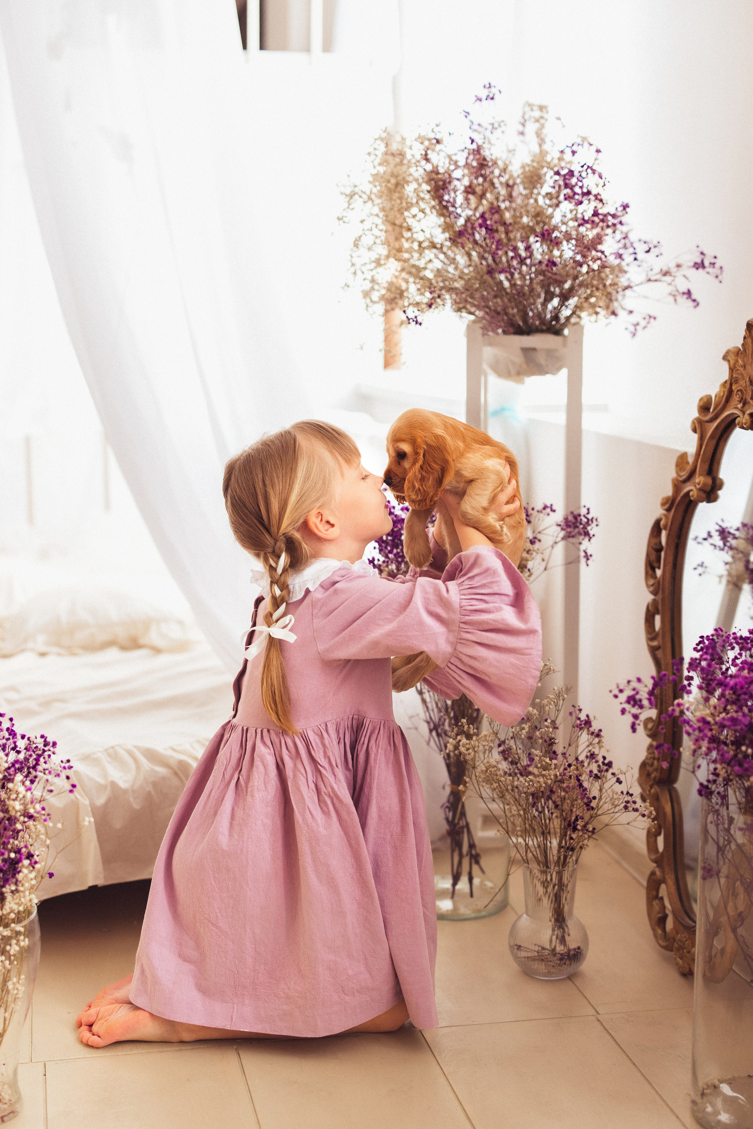 ЩЕНКИ (Кокер — спаниель). Семейный и детский фотограф в Краснодаре Анна Трашкова