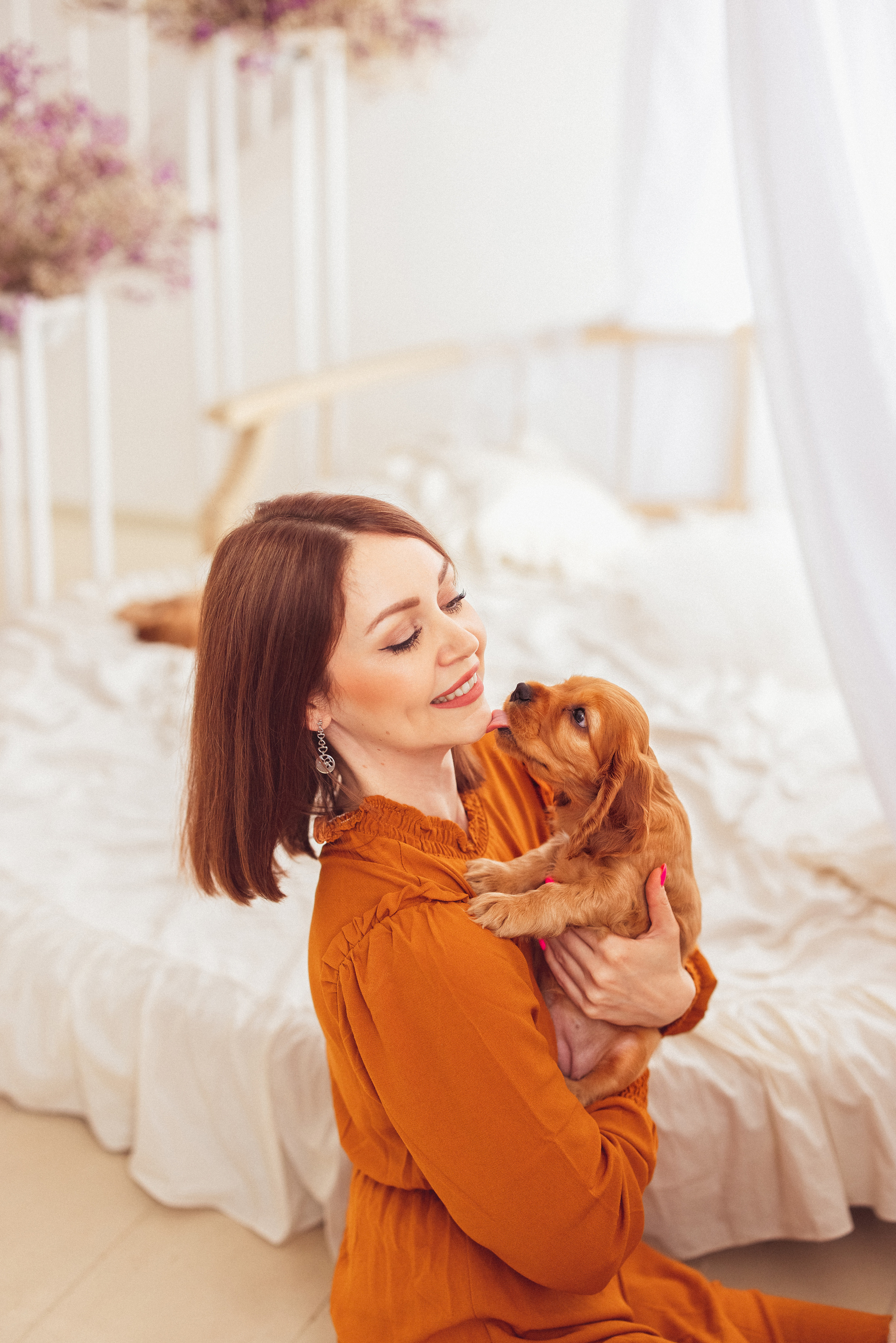 ЩЕНКИ (Кокер — спаниель). Семейный и детский фотограф в Краснодаре Анна Трашкова
