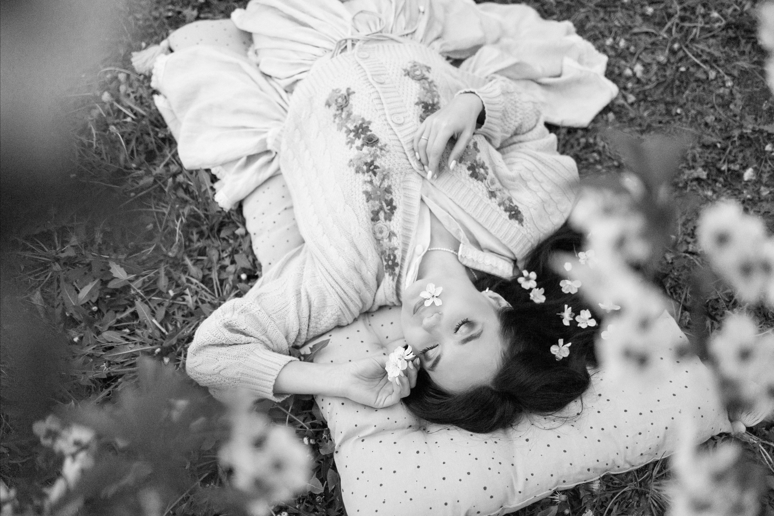 Фотосессия в цветущем саду, Краснодар. Семейный и детский фотограф в Краснодаре Анна Трашкова