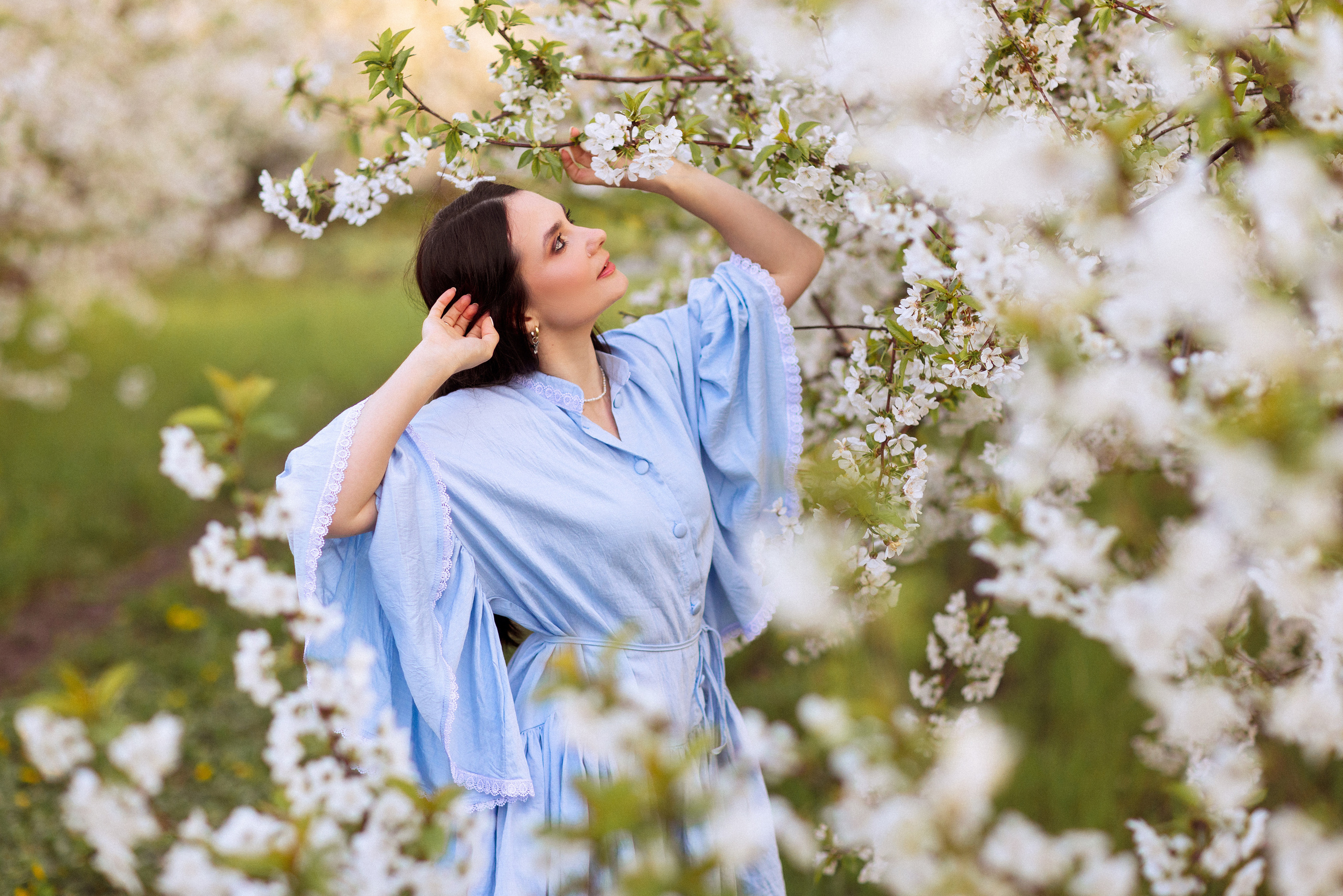 Фотосессия в цветущем саду, Краснодар. Семейный и детский фотограф в Краснодаре Анна Трашкова