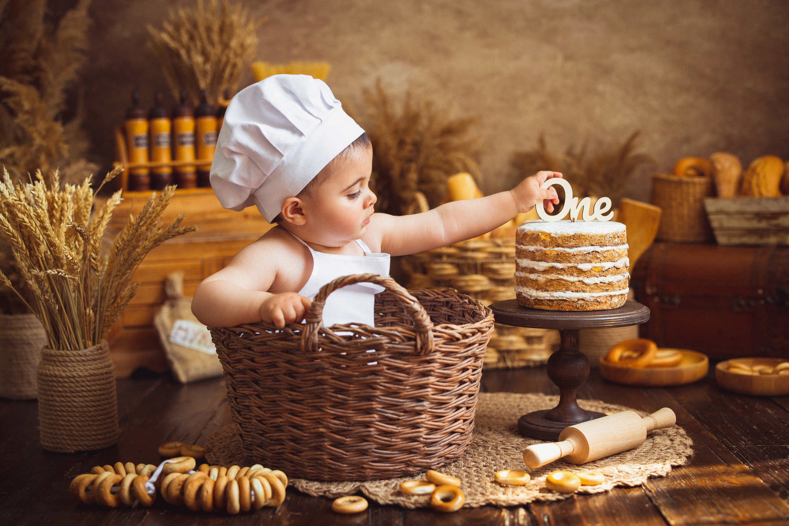 Маленький пекарь. Семейный и детский фотограф в Краснодаре Анна Трашкова