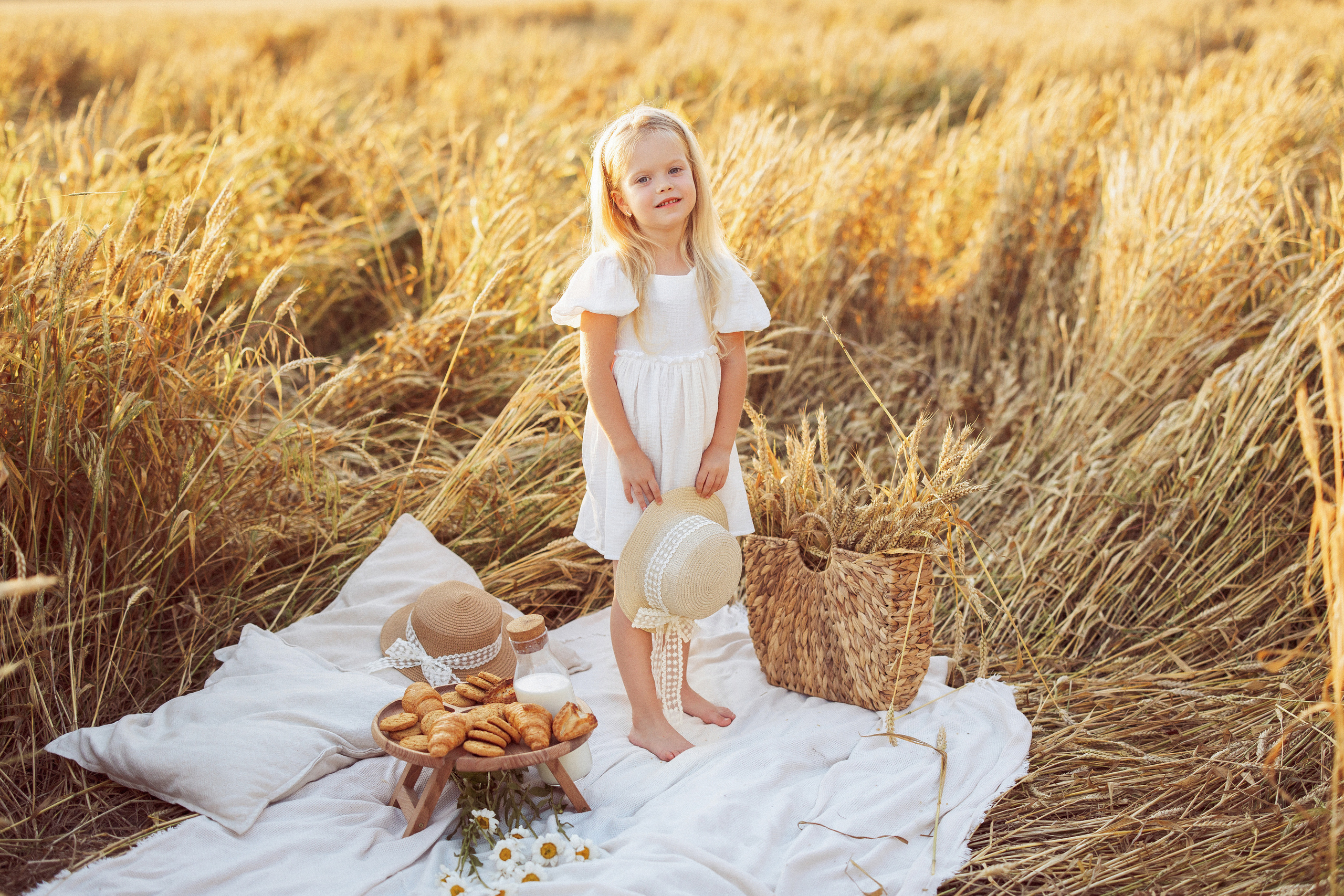 Пшеничное поле, семья Лизы. Семейный и детский фотограф в Краснодаре Анна Трашкова