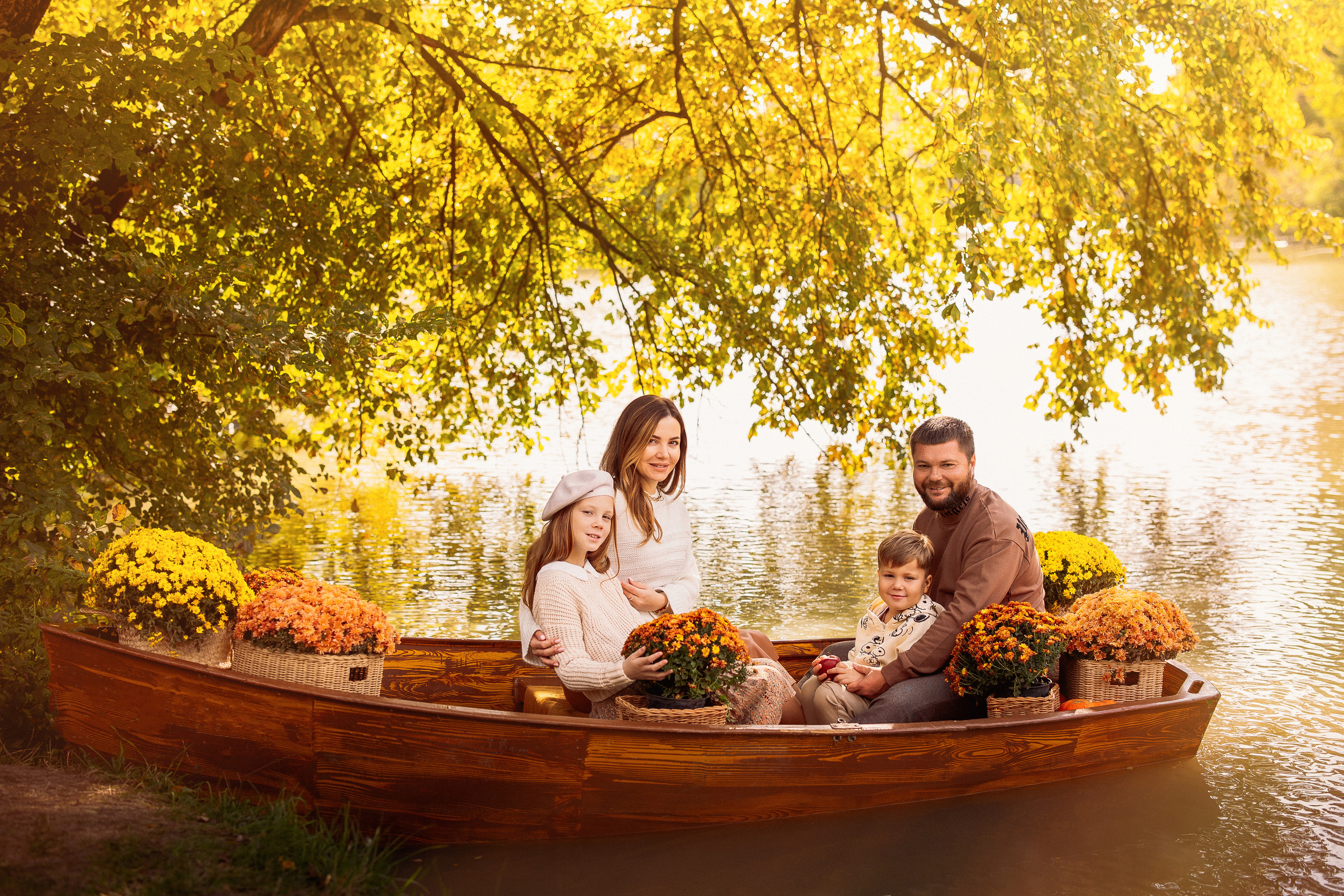 ЛОДКА, осень. Семейный и детский фотограф в Краснодаре Анна Трашкова
