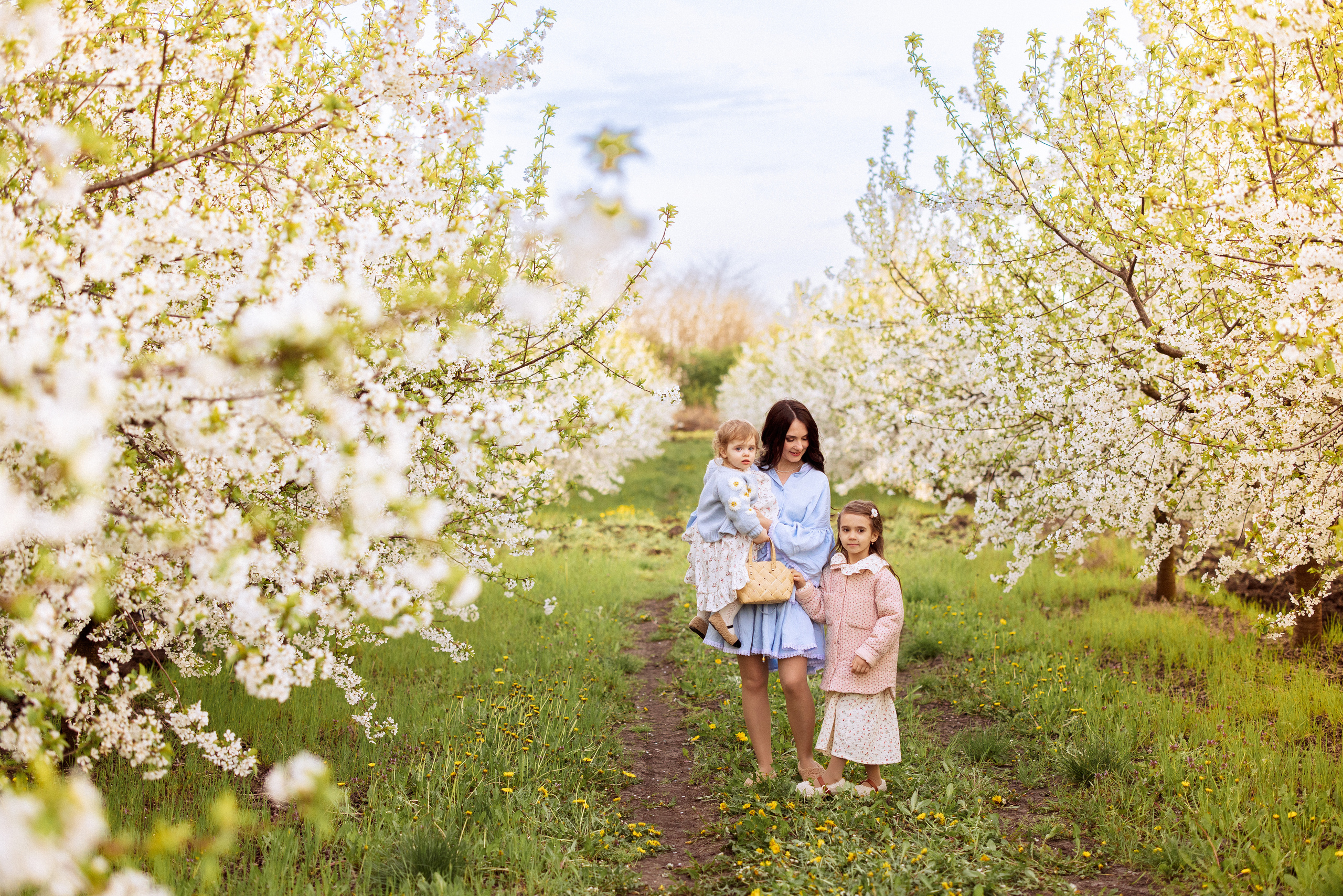 Фотосессия в цветущем саду, Краснодар. Семейный и детский фотограф в Краснодаре Анна Трашкова
