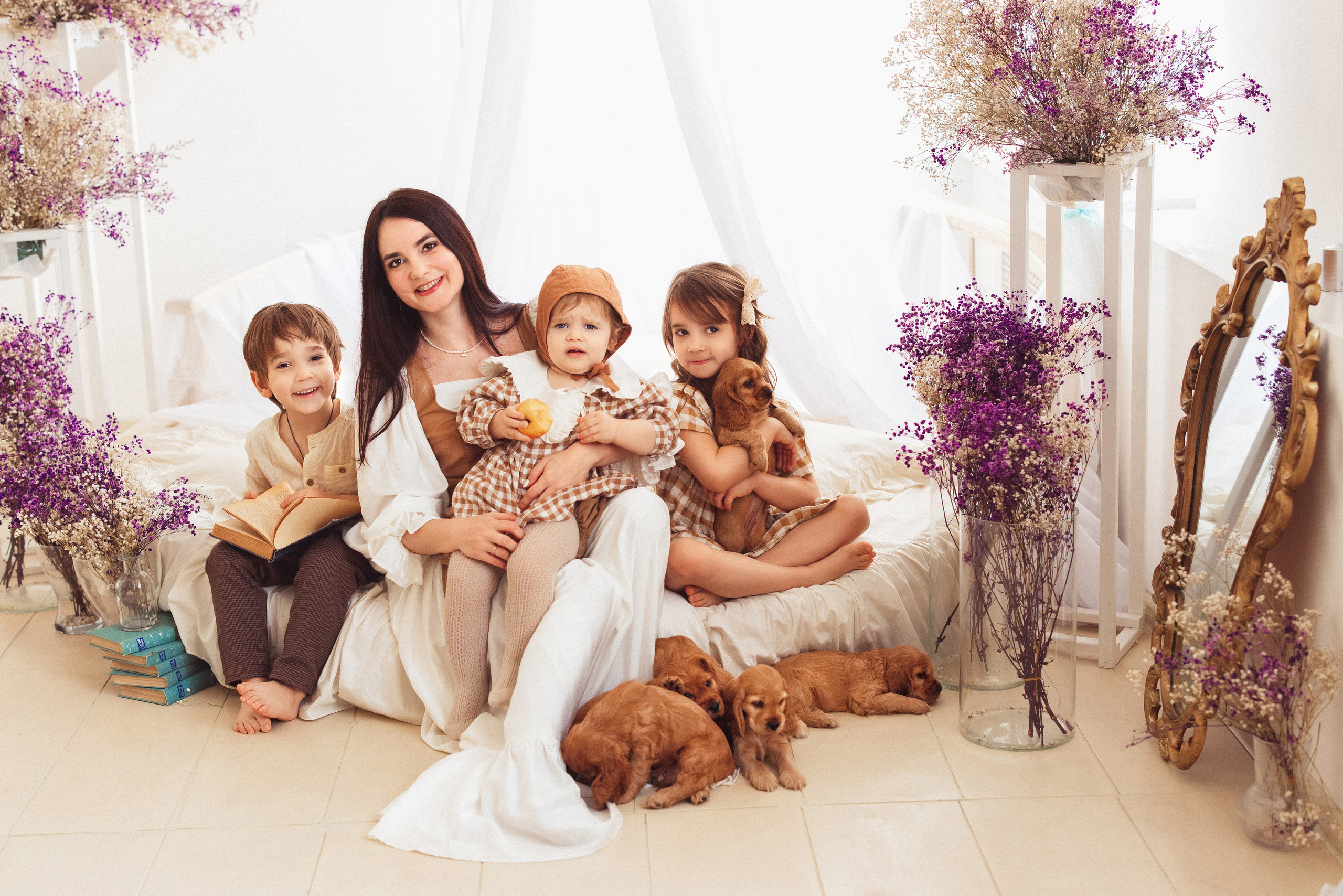 ЩЕНКИ (Кокер — спаниель). Семейный и детский фотограф в Краснодаре Анна Трашкова