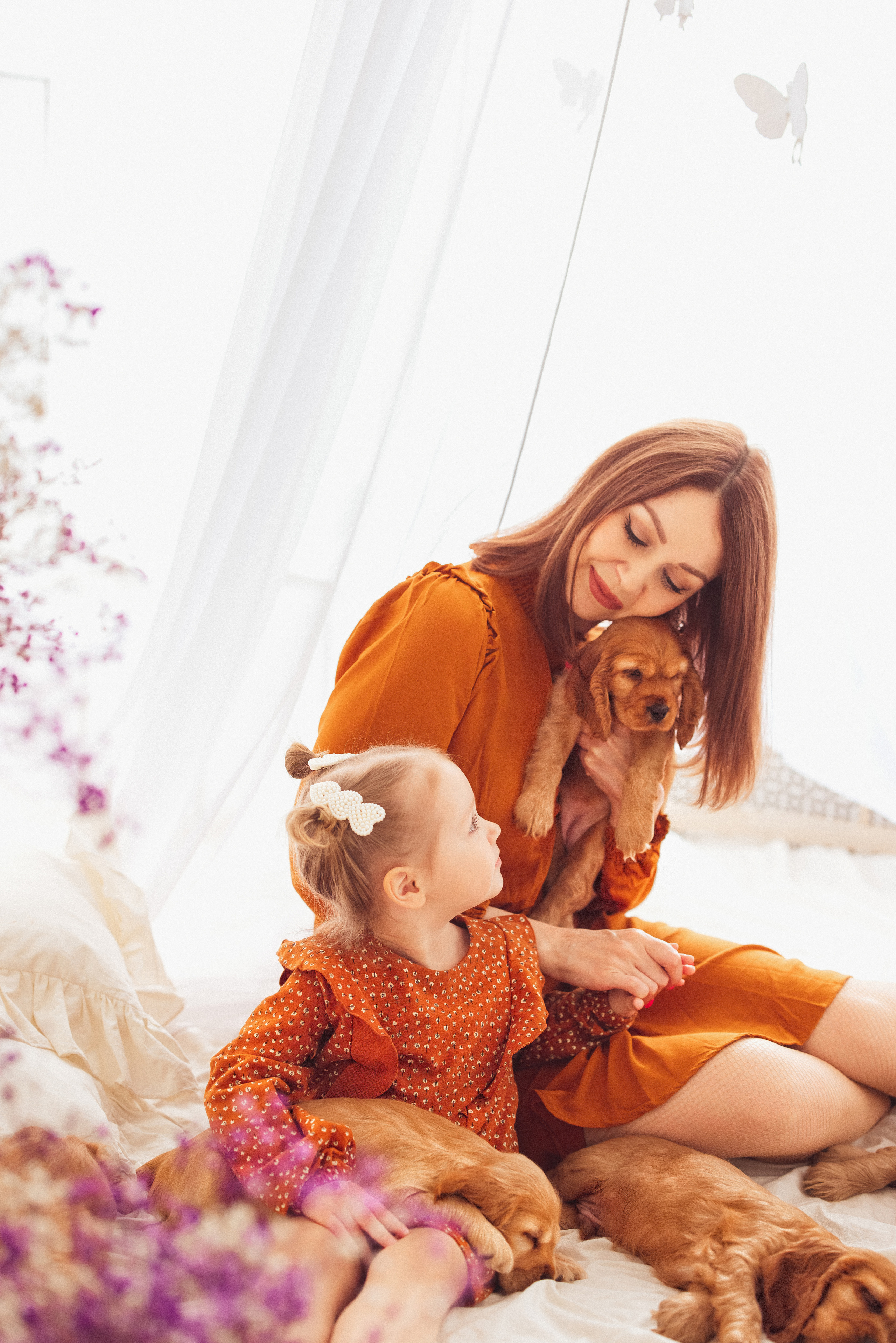 ЩЕНКИ (Кокер — спаниель). Семейный и детский фотограф в Краснодаре Анна Трашкова