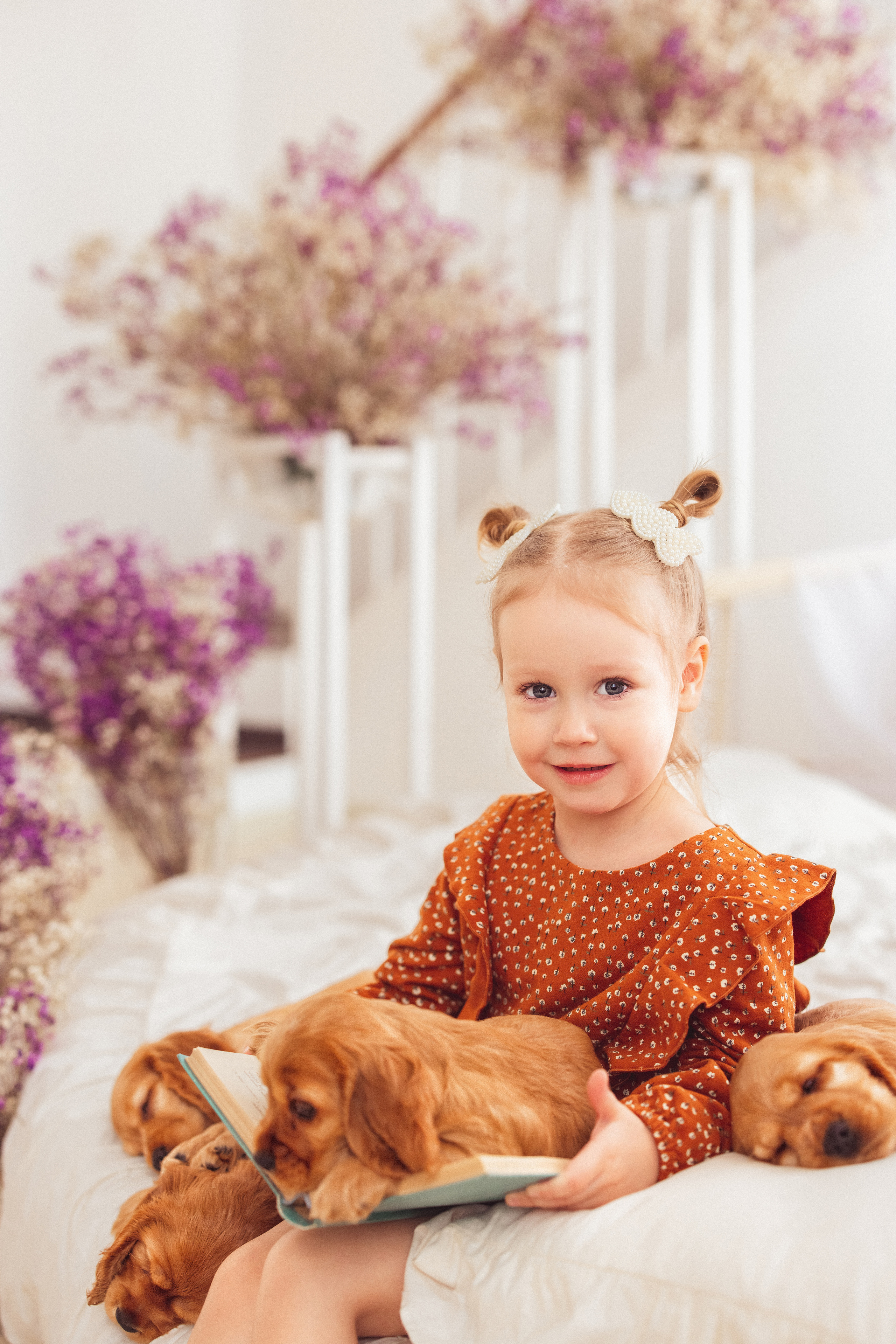 ЩЕНКИ (Кокер — спаниель). Семейный и детский фотограф в Краснодаре Анна Трашкова