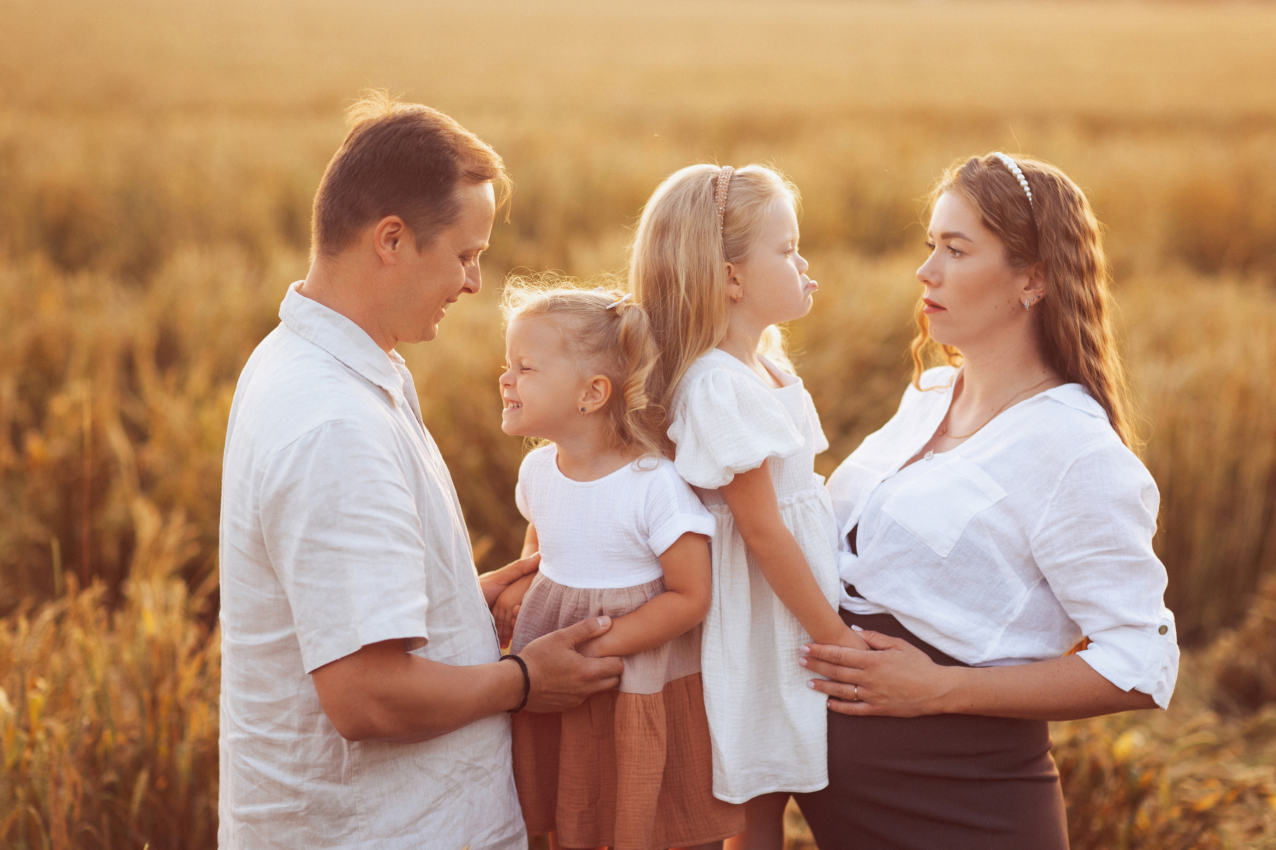 Пшеничное поле, семья Лизы. Семейный и детский фотограф в Краснодаре Анна Трашкова