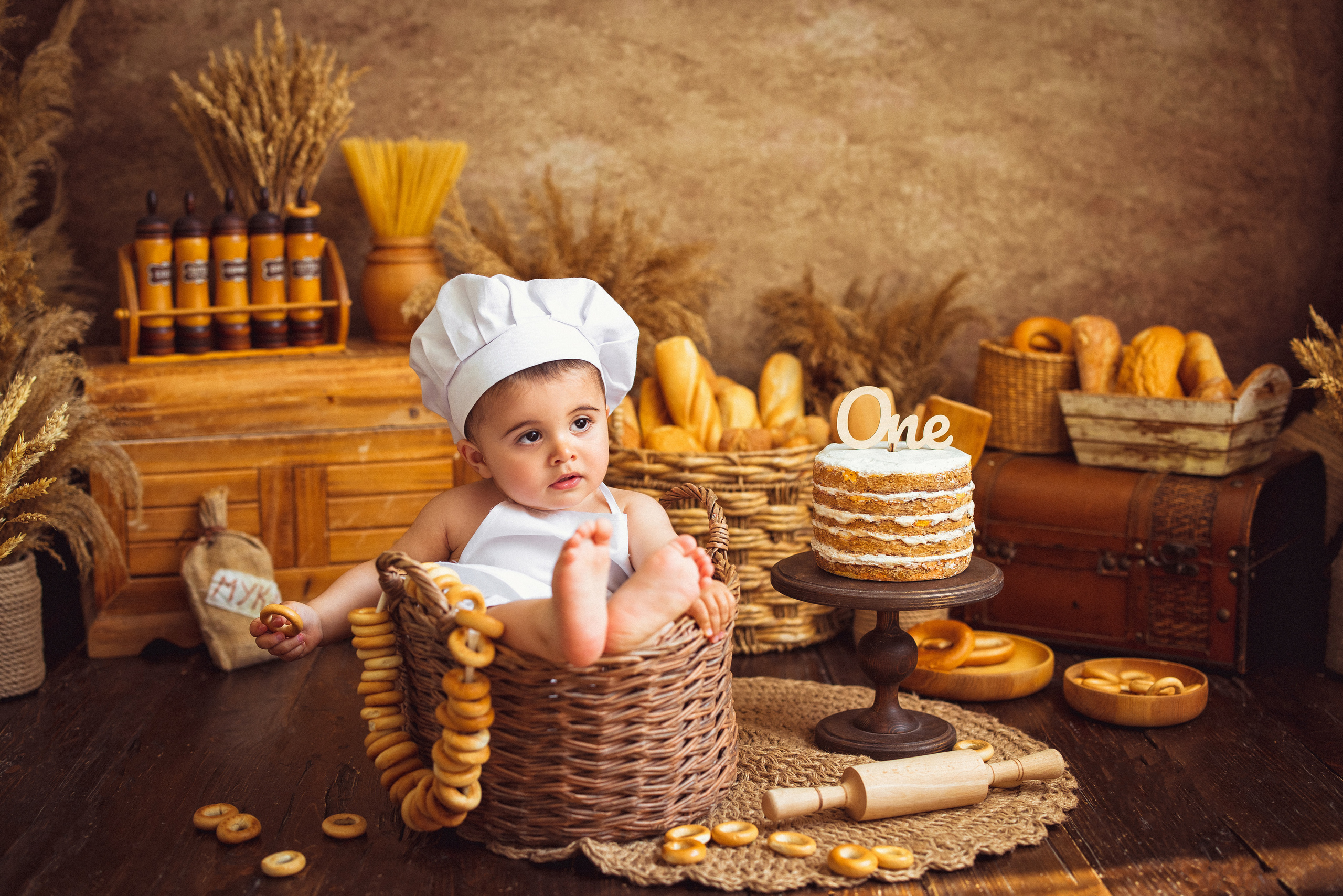 Маленький пекарь. Семейный и детский фотограф в Краснодаре Анна Трашкова