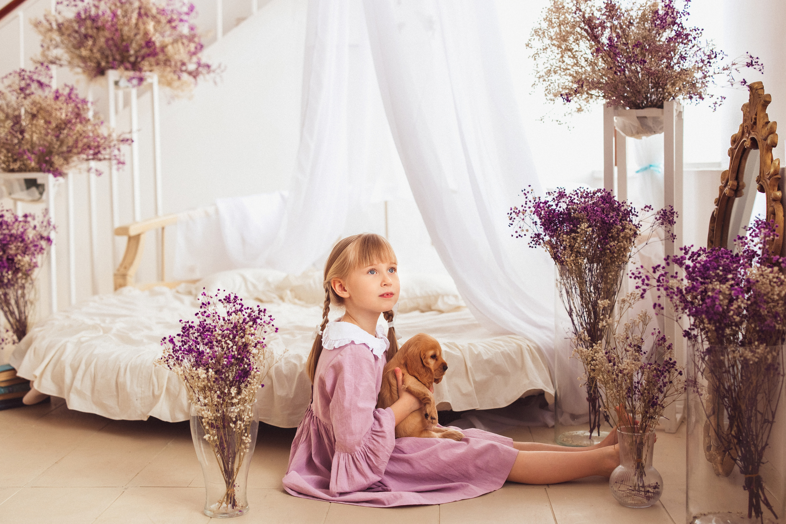 ЩЕНКИ (Кокер — спаниель). Семейный и детский фотограф в Краснодаре Анна Трашкова