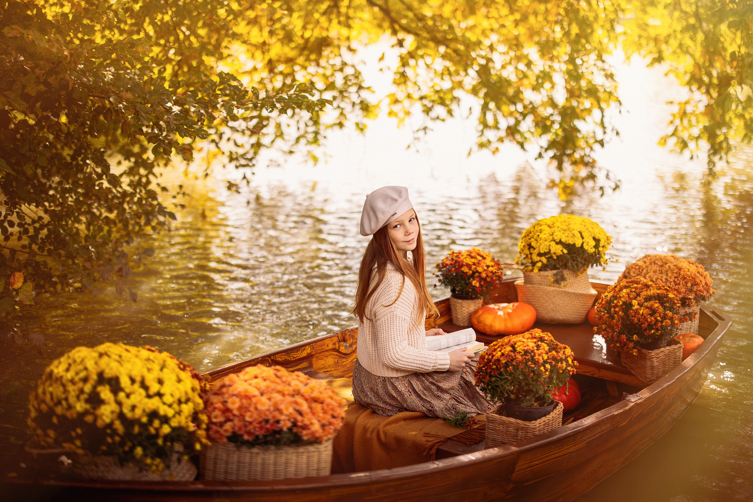 ЛОДКА, осень. Семейный и детский фотограф в Краснодаре Анна Трашкова