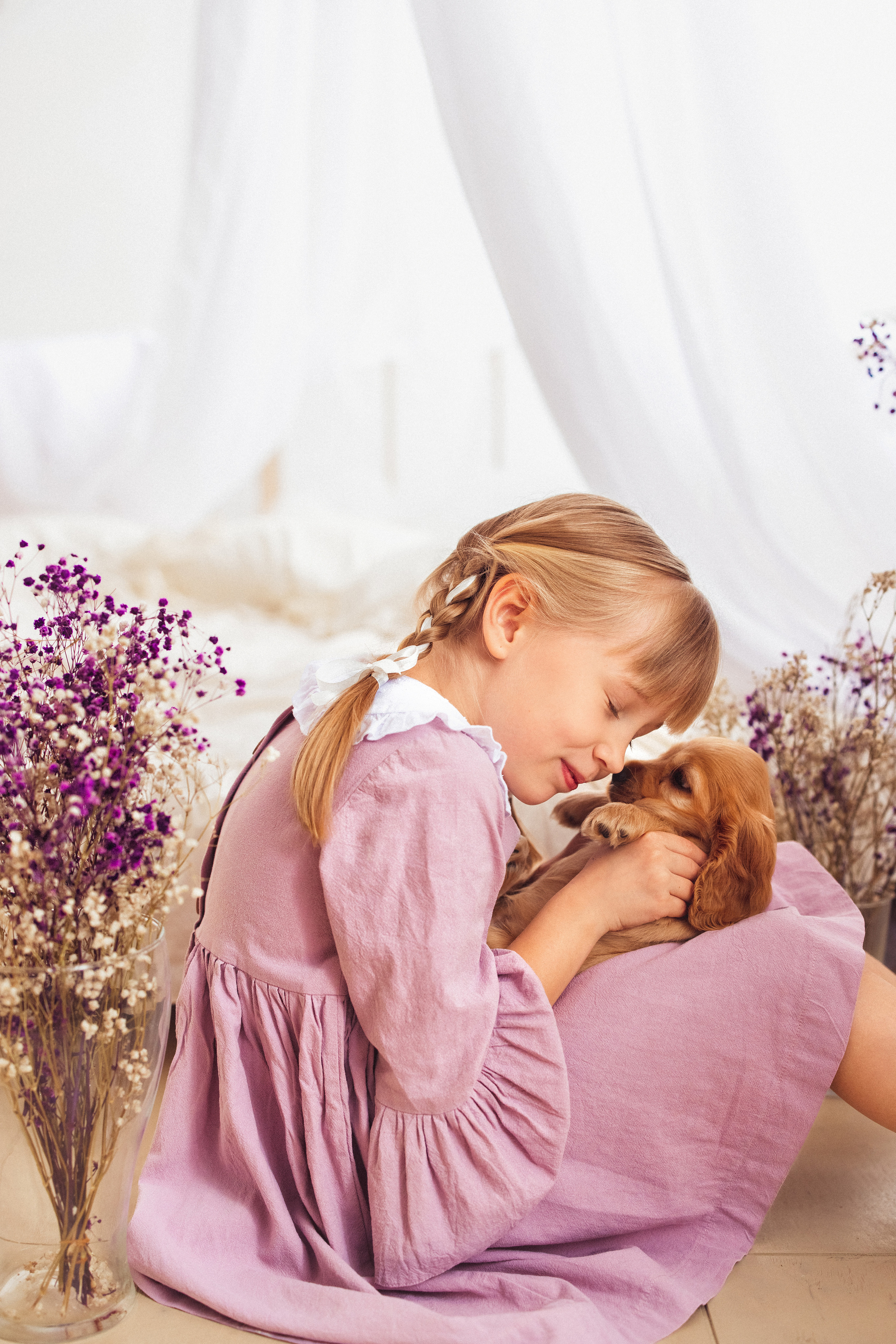 ЩЕНКИ (Кокер — спаниель). Семейный и детский фотограф в Краснодаре Анна Трашкова