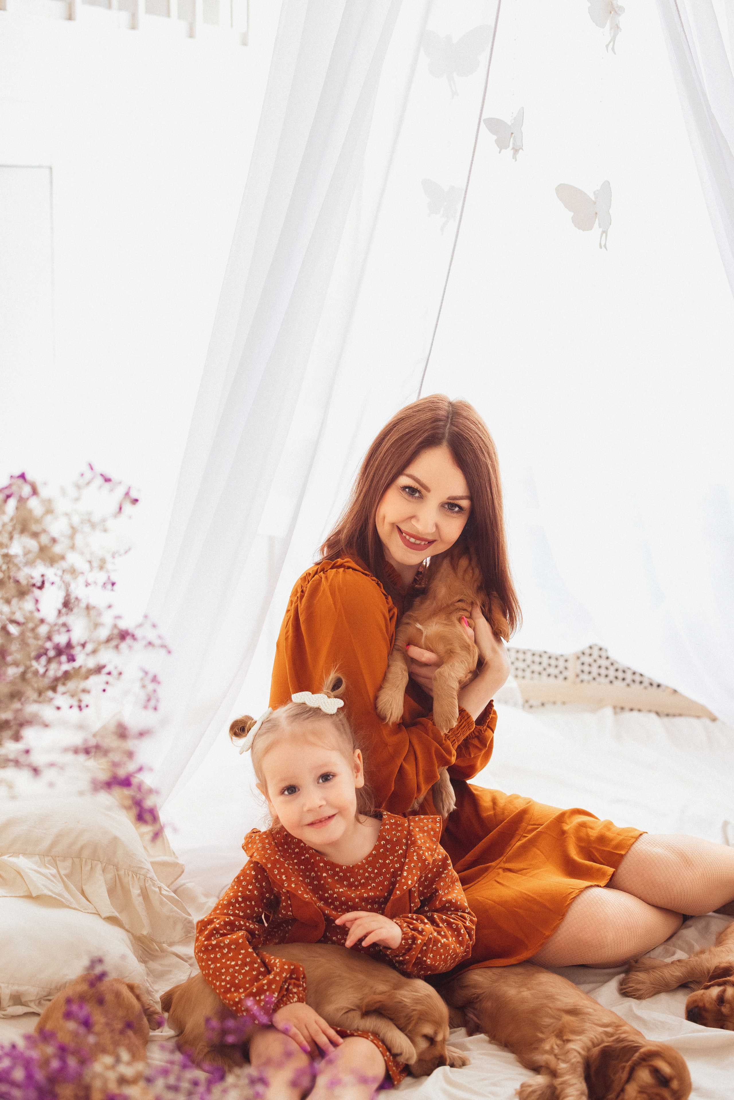 ЩЕНКИ (Кокер — спаниель). Семейный и детский фотограф в Краснодаре Анна Трашкова