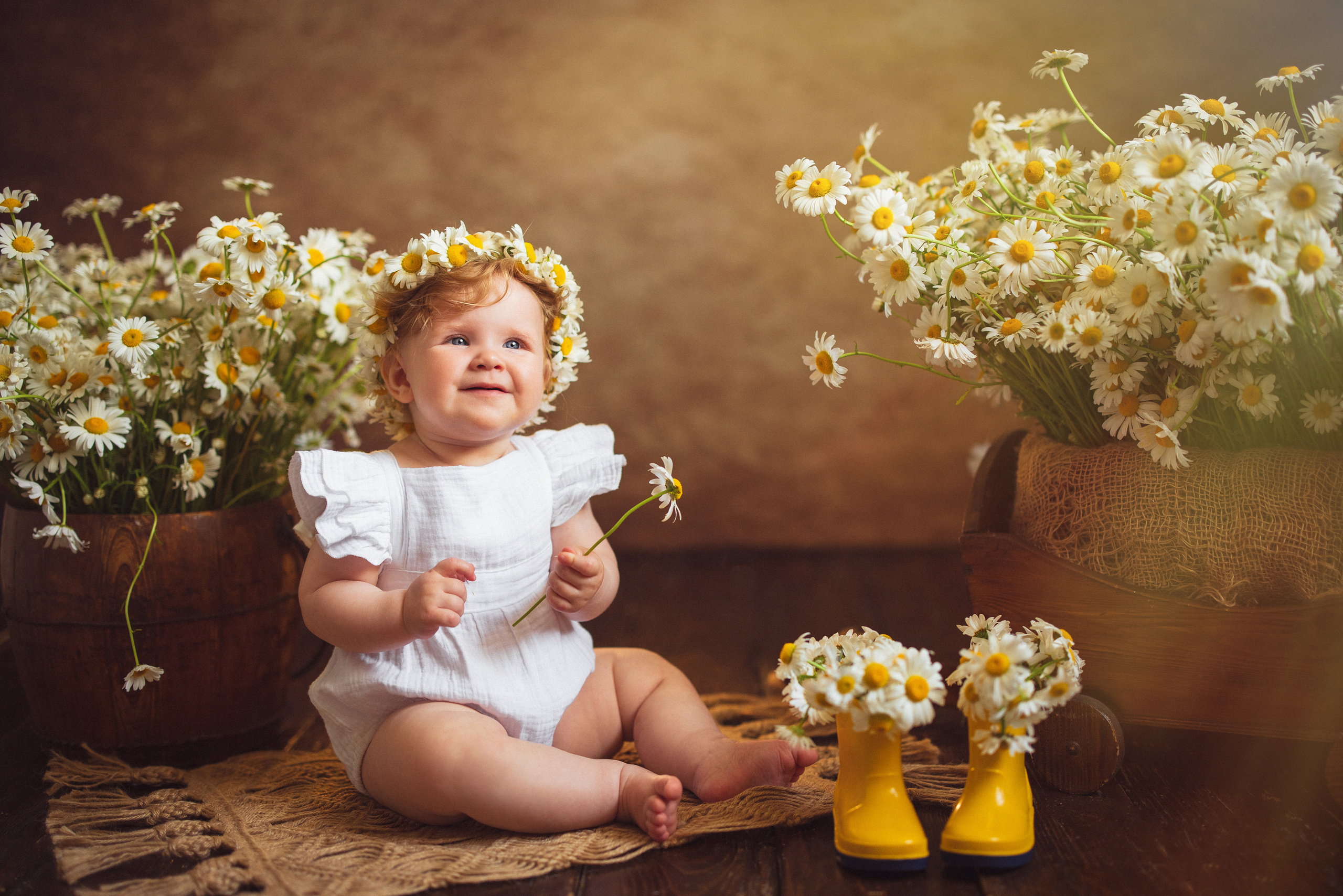 Ромашки, Фотостудия «АНТУРАЖ». Семейный и детский фотограф в Краснодаре Анна Трашкова