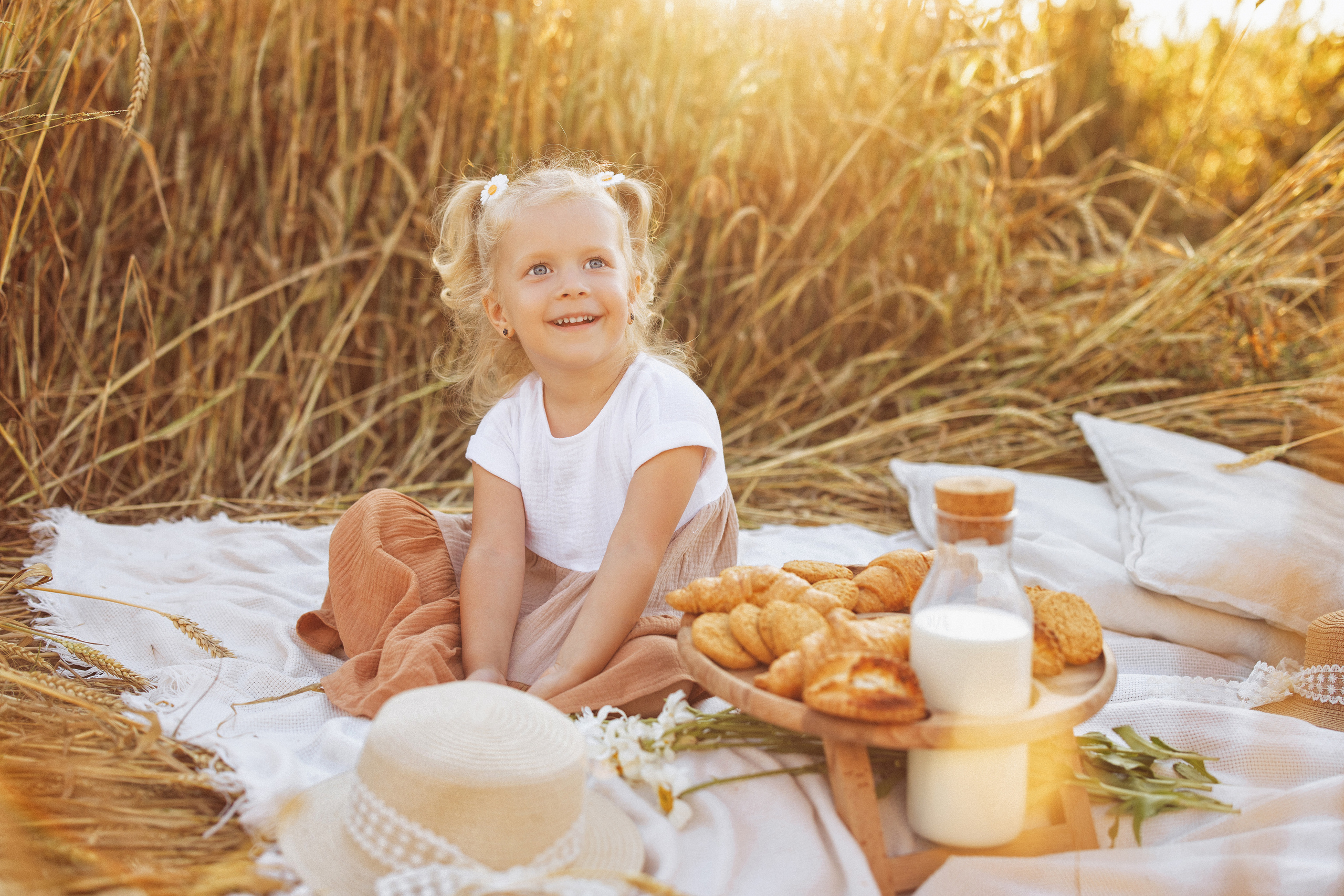 Пшеничное поле, семья Лизы. Семейный и детский фотограф в Краснодаре Анна Трашкова