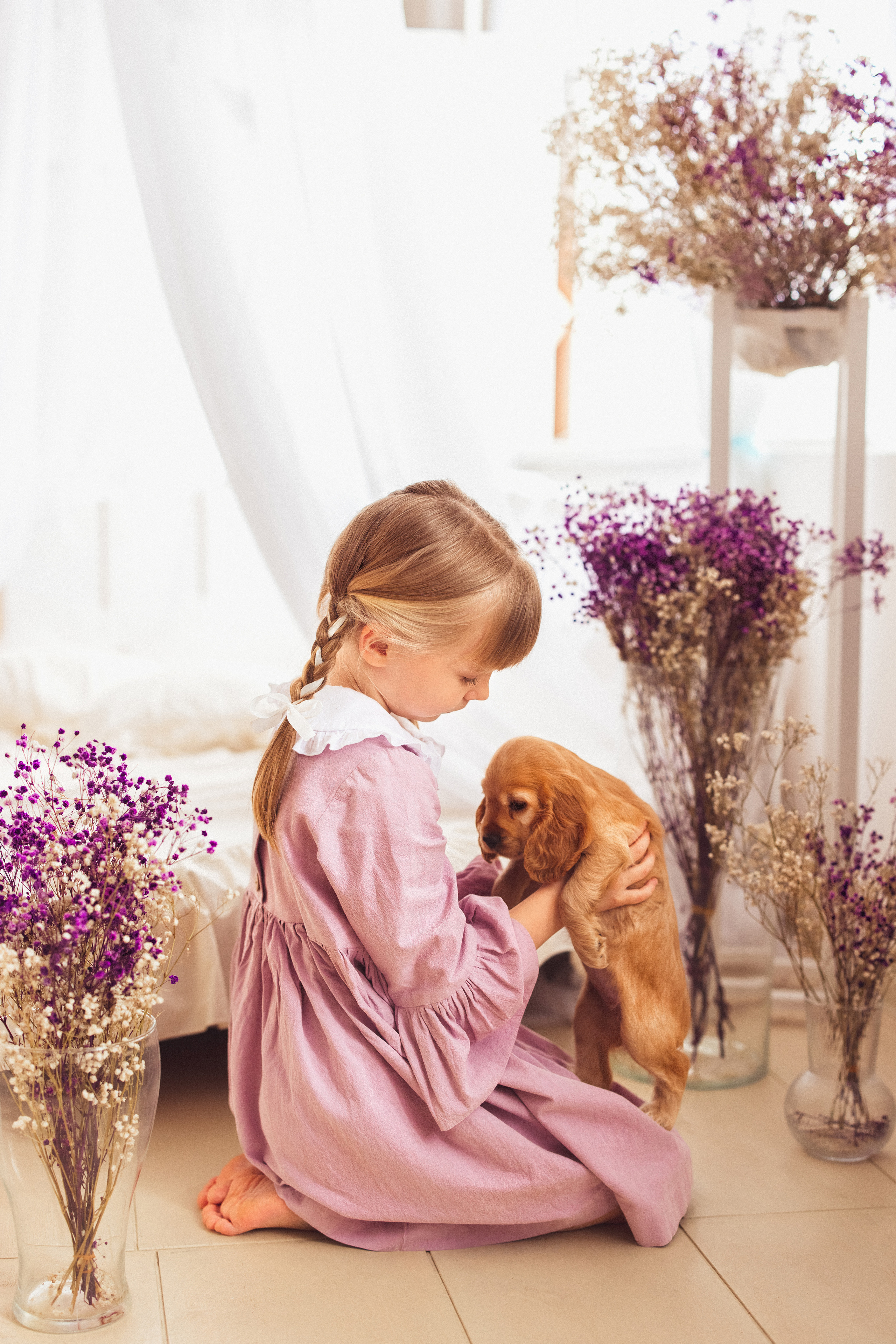 ЩЕНКИ (Кокер — спаниель). Семейный и детский фотограф в Краснодаре Анна Трашкова